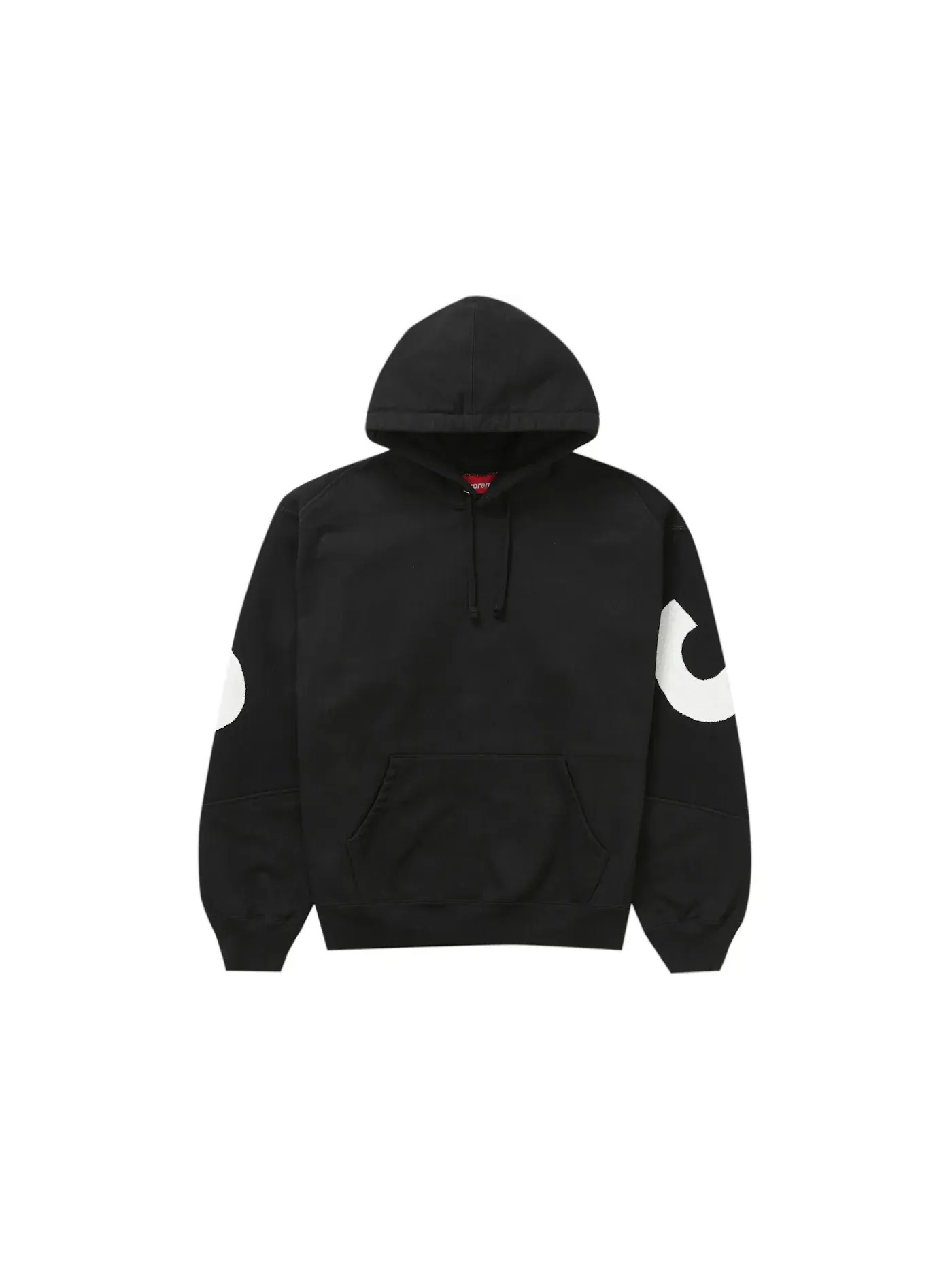 Мужской худи с жаккардовым принтом Big Logo Supreme — изображение 1 из 2, черный
