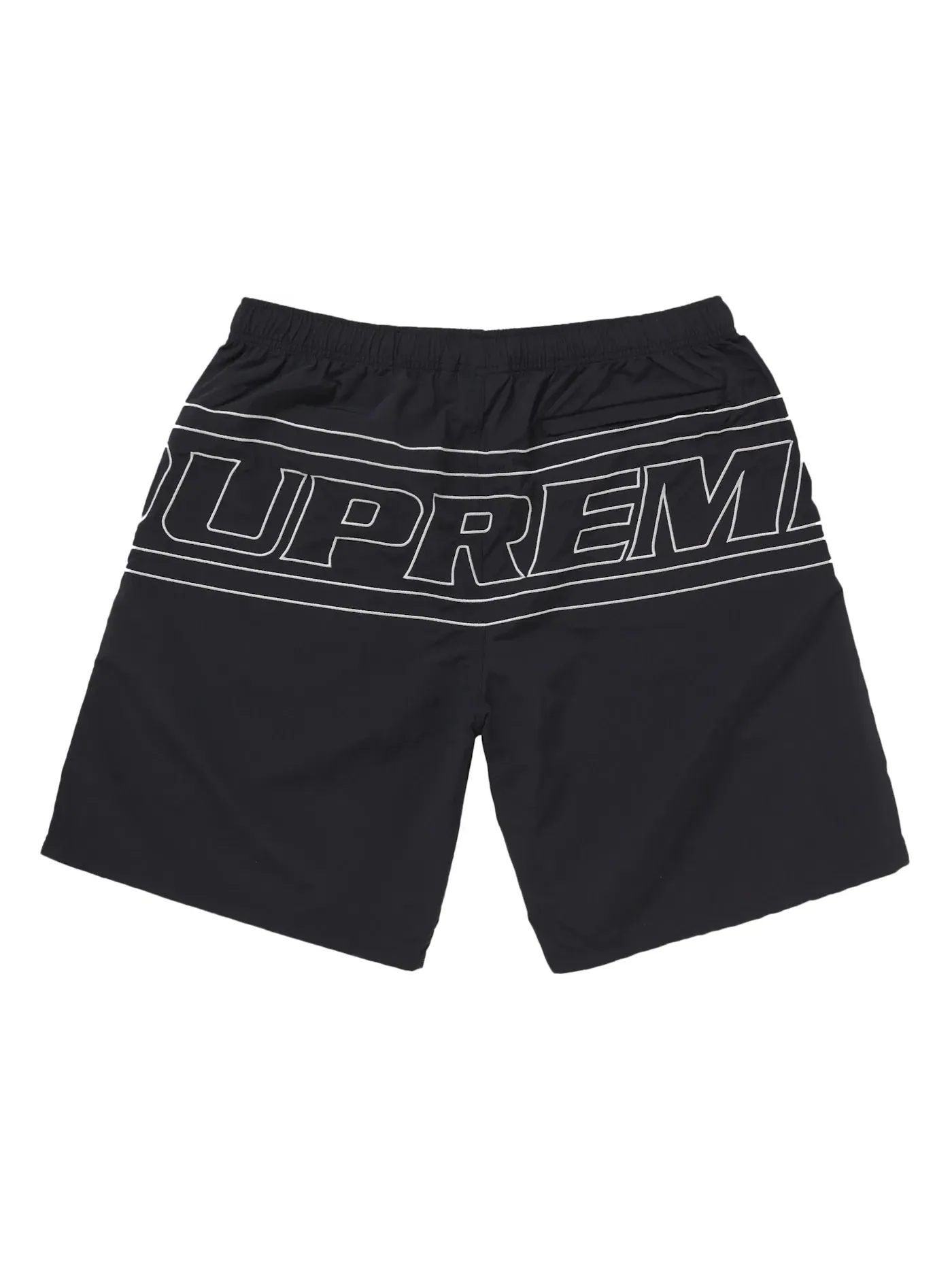 Мужские шорты с принтом Big Logo Supreme — изображение 2 из 2, черный