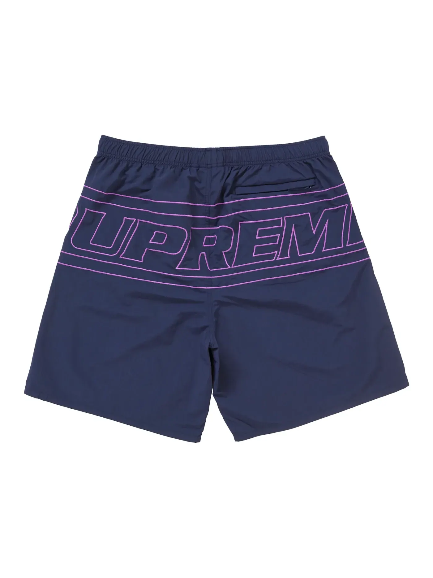 Мужские шорты с принтом Supreme Short — изображение 2 из 2, темно-синий