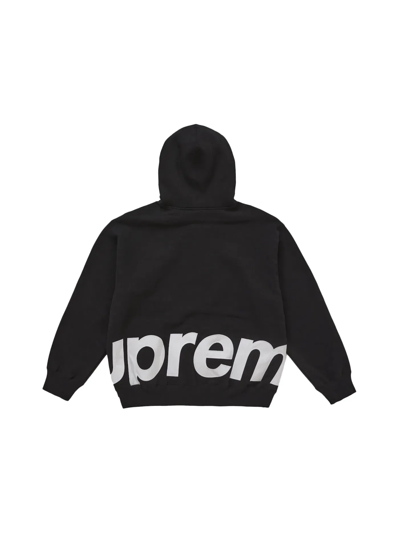 Мужская худи с застежкой-молнией Big Logo Supreme — изображение 2 из 2, черный