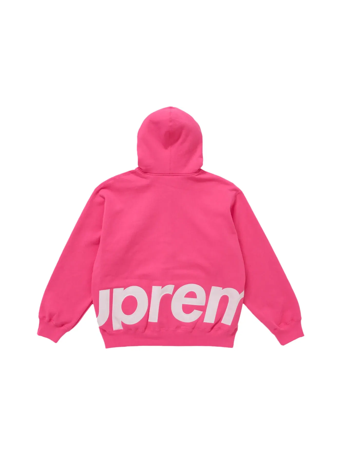 Мужская худи с принтом Big Logo Supreme — изображение 2 из 2, маджента