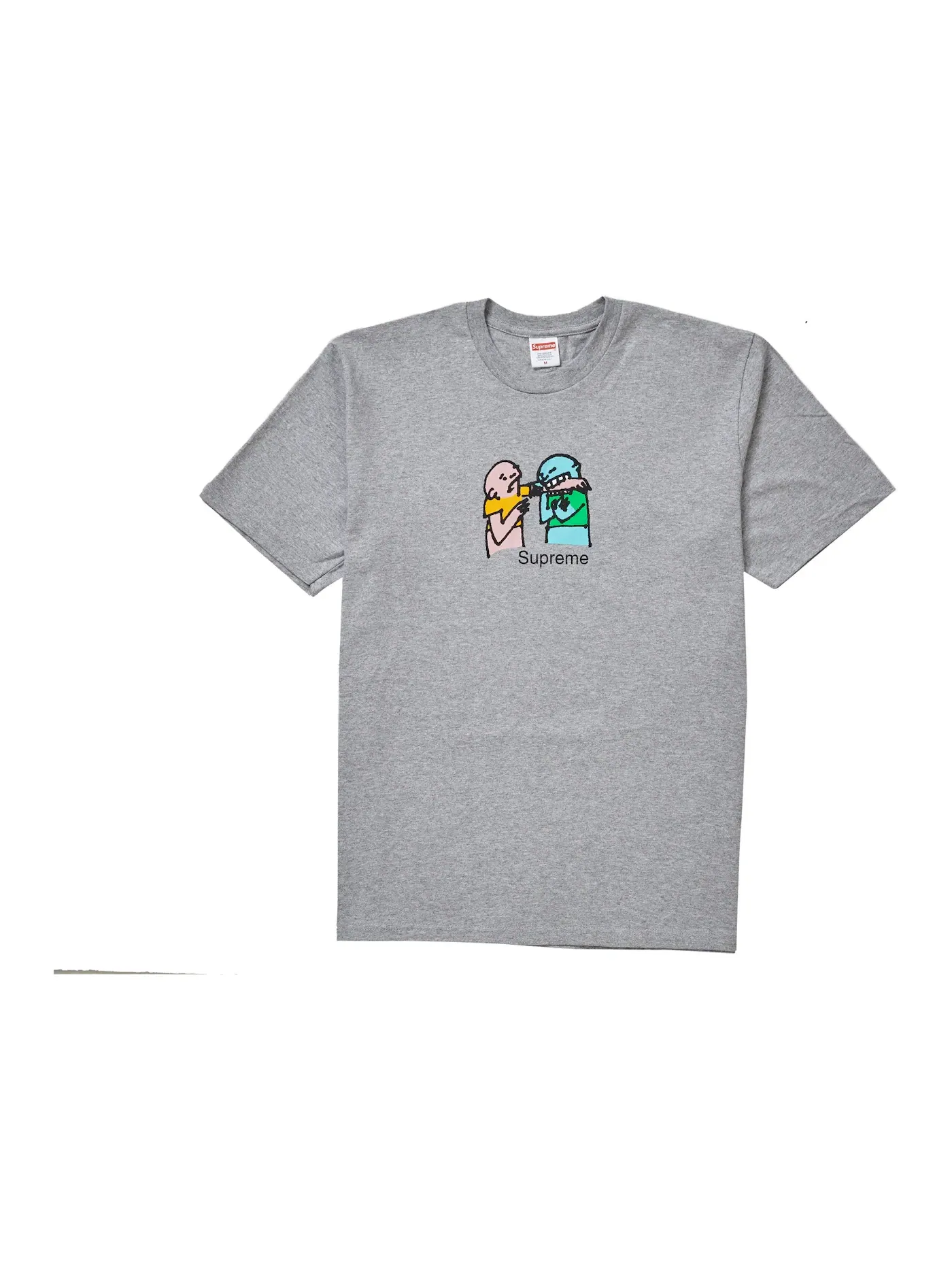 Мужская футболка с принтом Bite Tee Supreme — изображение 1 из 1, серый