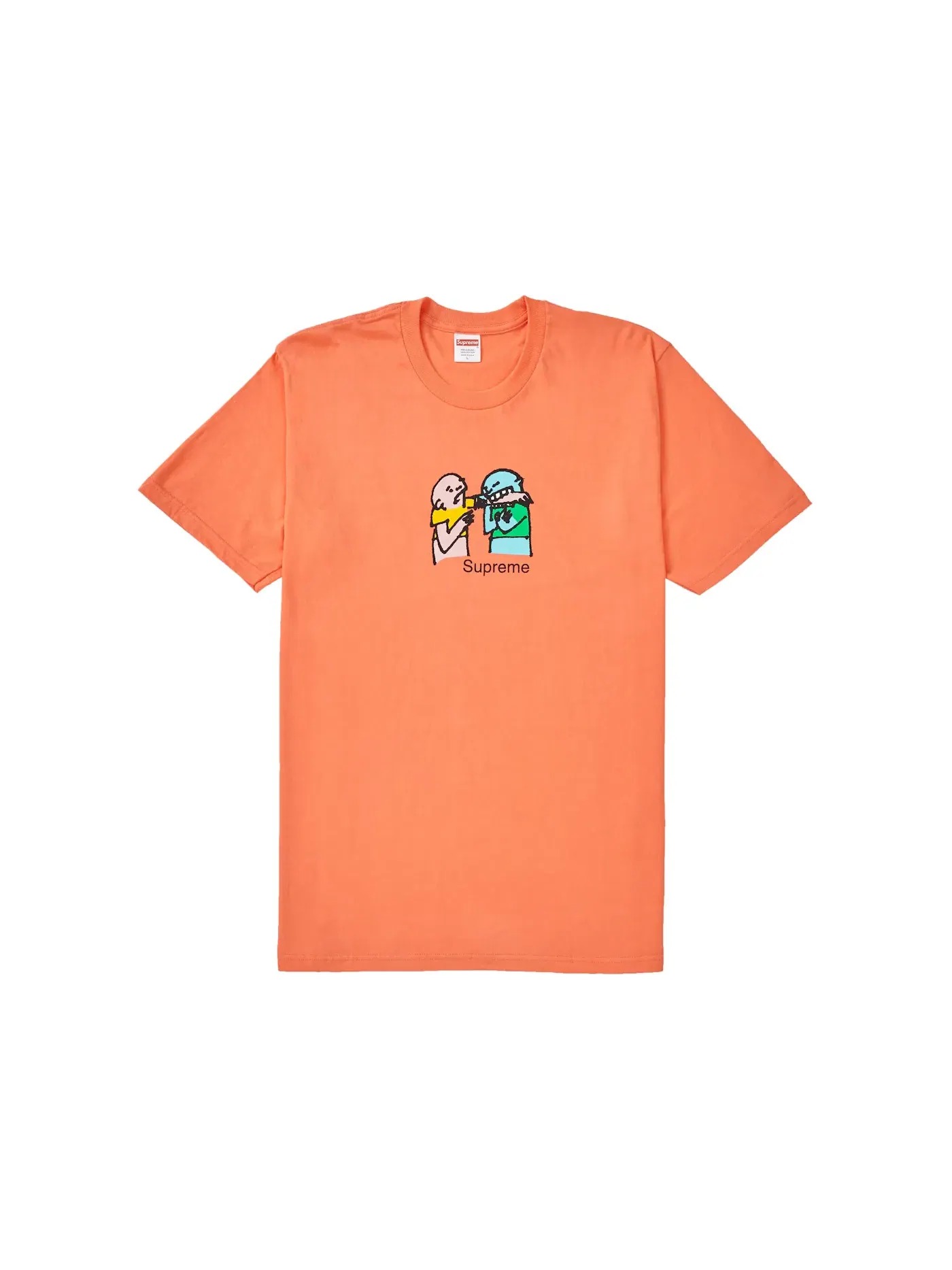 Мужская футболка с принтом Bite Tee Supreme — изображение 1 из 1, неоновый оранжевый