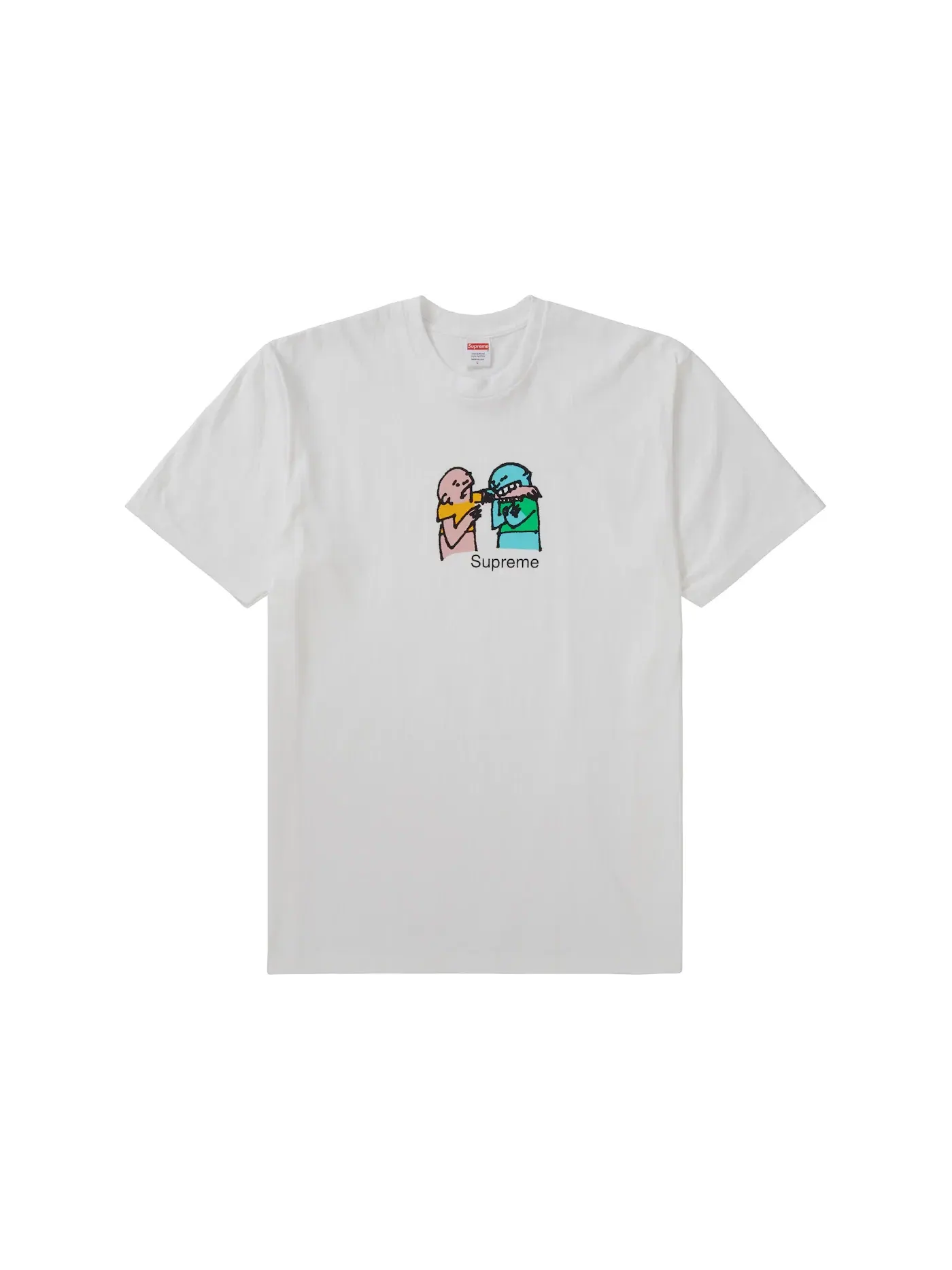 Мужская футболка с принтом Bite Tee Supreme — изображение 1 из 1, белый