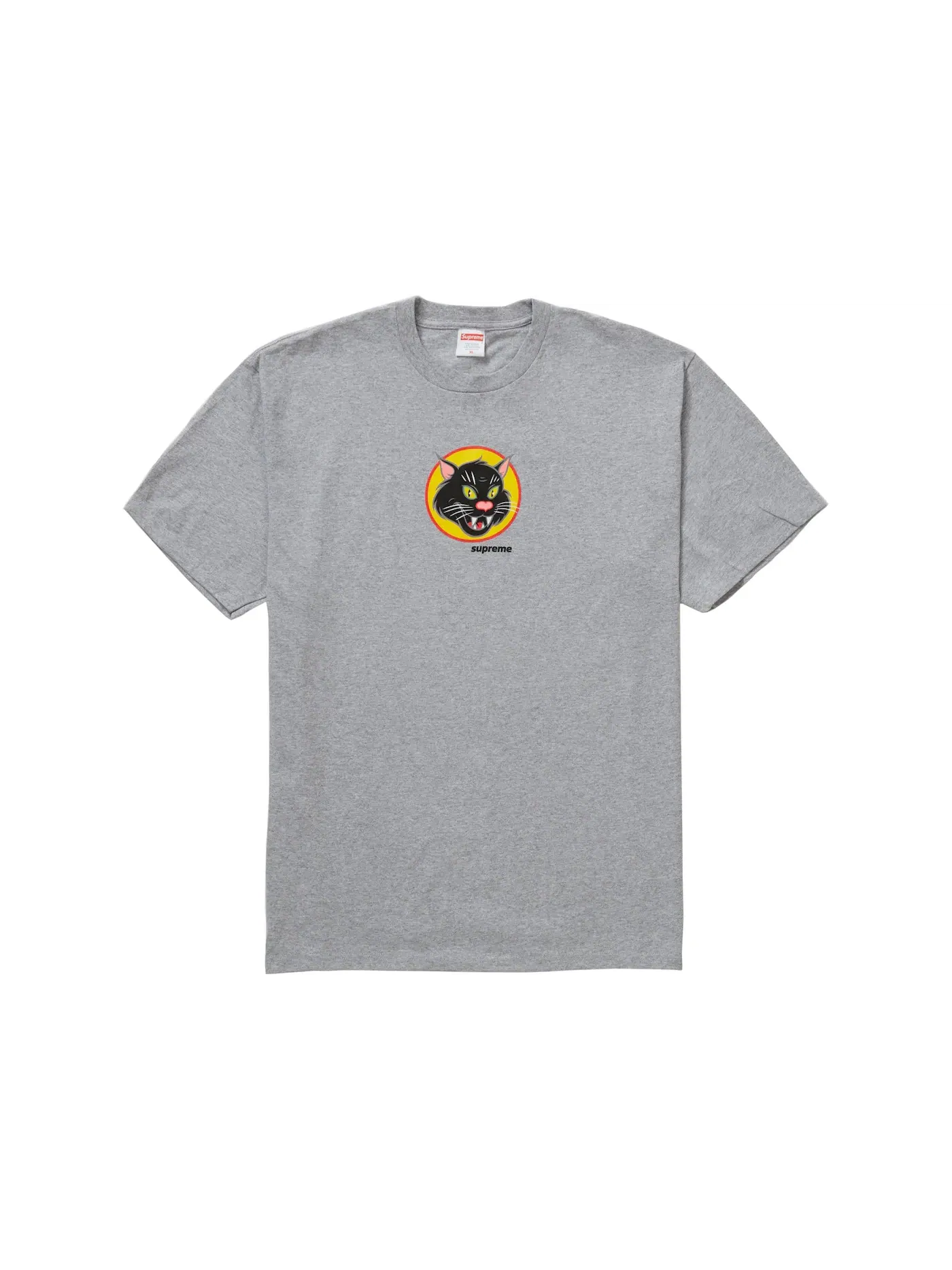Мужская футболка с принтом Supreme Tee Supreme — изображение 1 из 1, серый