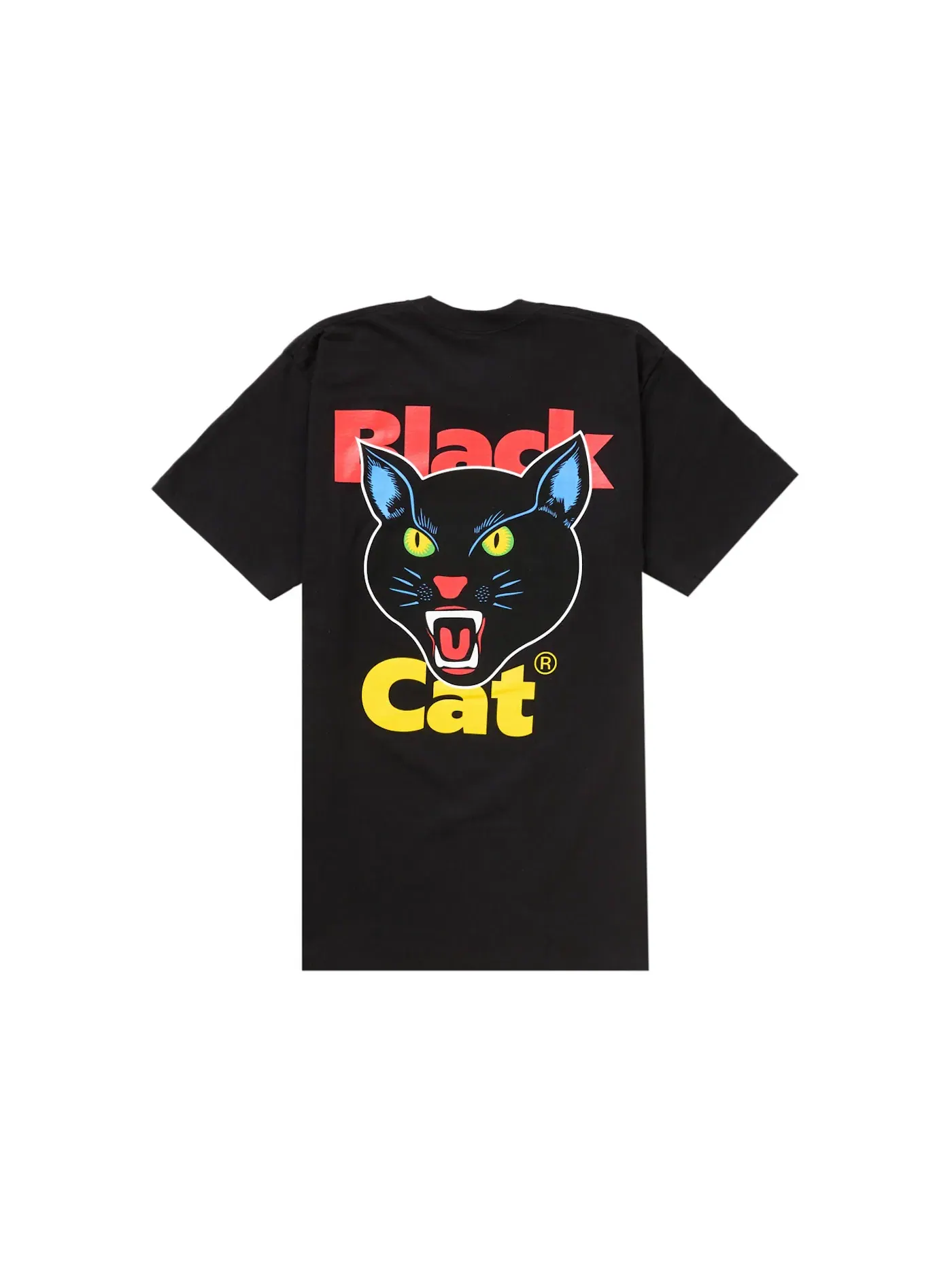 Мужская футболка с принтом Supreme Black Cat Tee (SS24) — изображение 1 из 2, черный