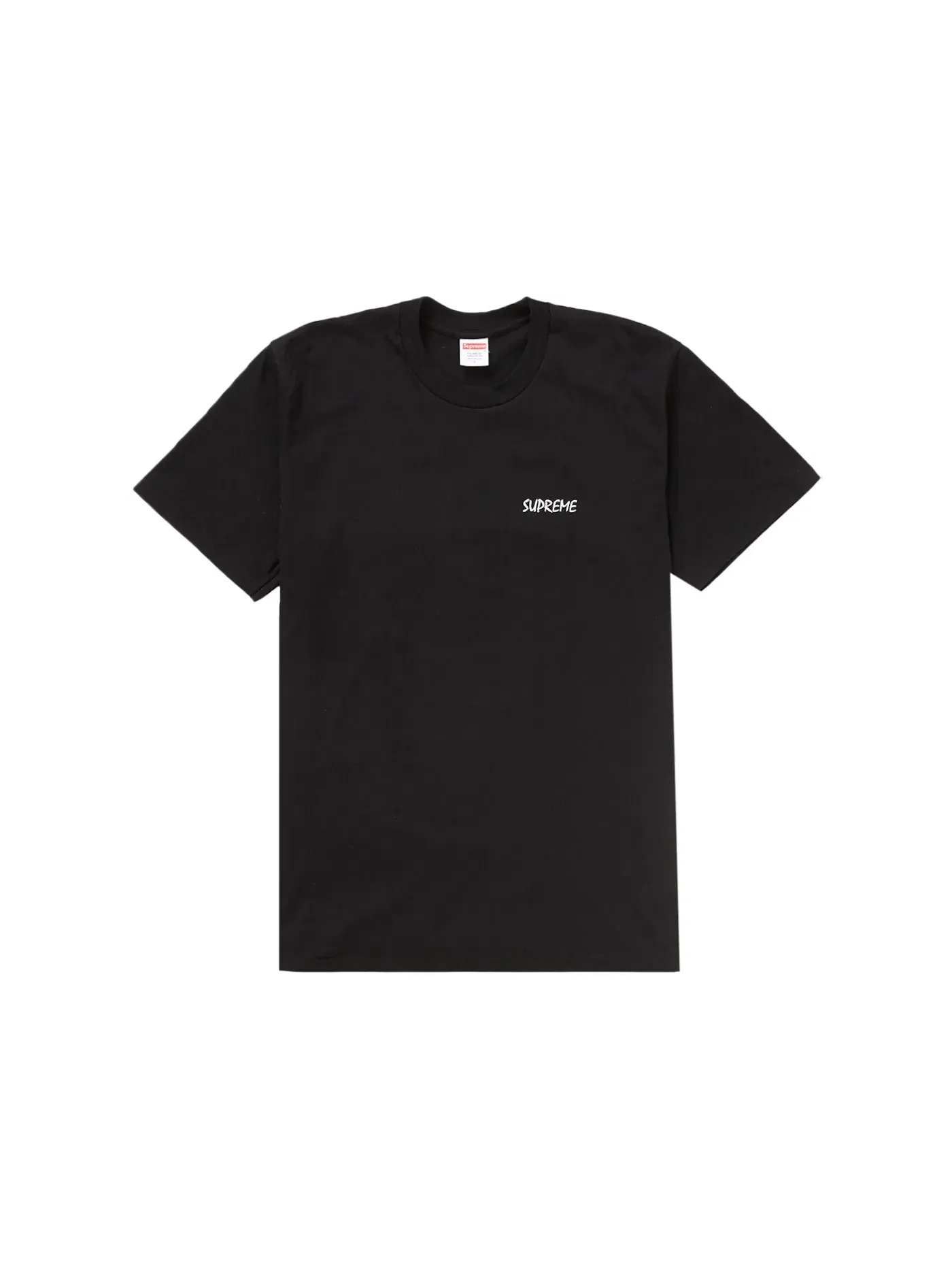 Мужская футболка с принтом Supreme Black Cat Tee (SS24) — изображение 2 из 2, черный