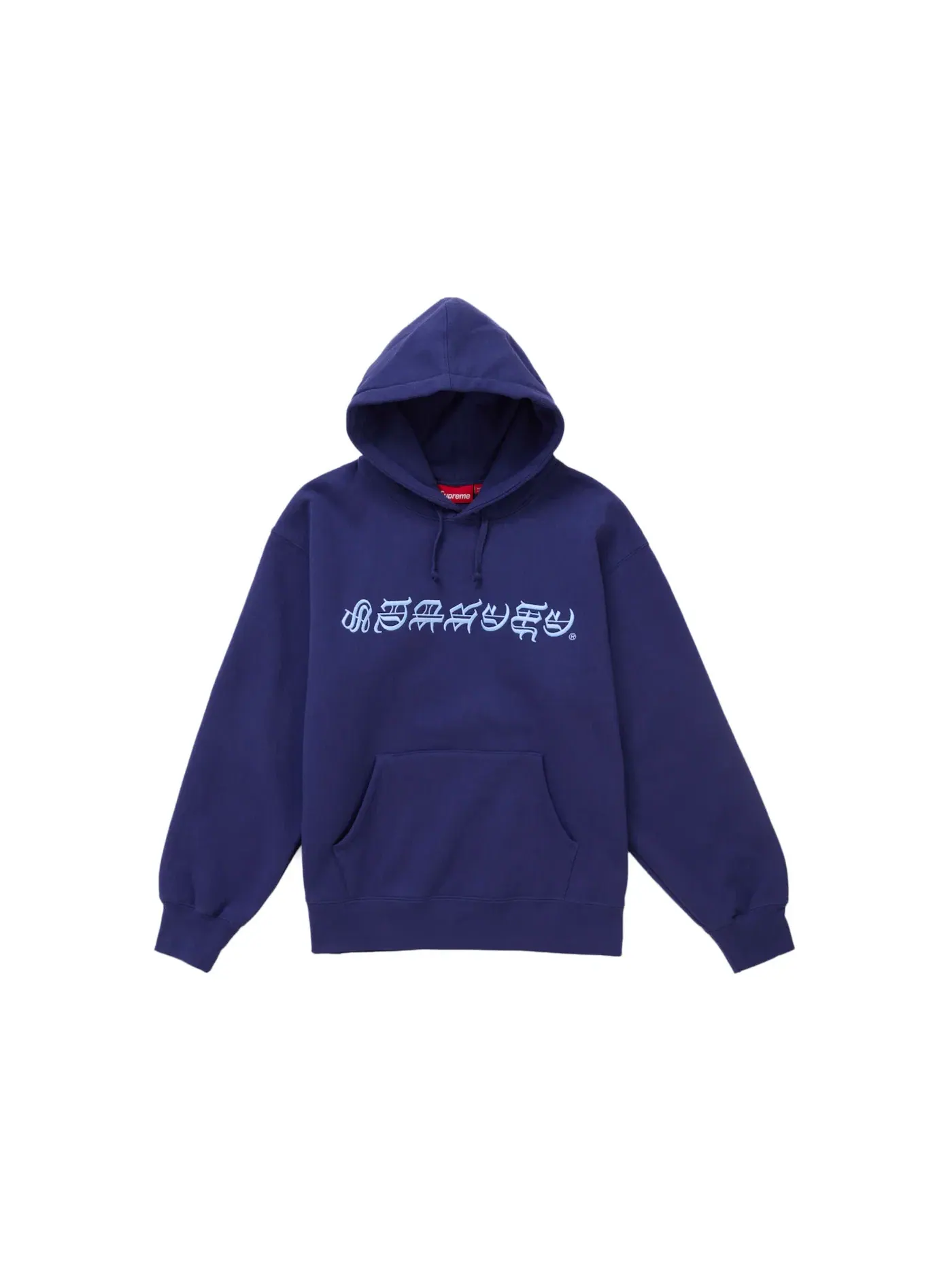 Мужская худи с принтом Supreme Sweatshirt — изображение 1 из 1, темно-синий