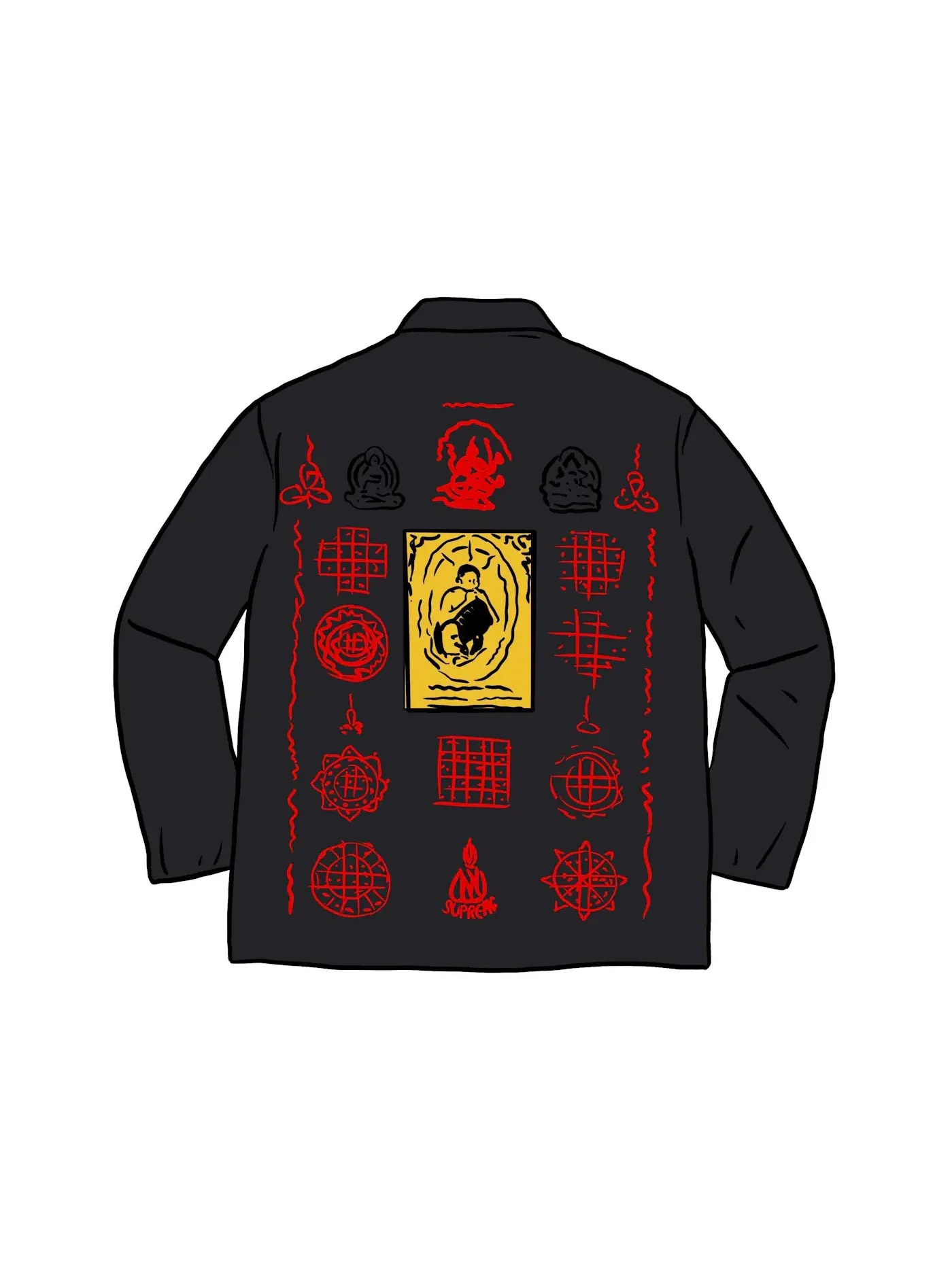 Мужская рубашка из рипстопа Supreme Shirt — изображение 1 из 1, черный