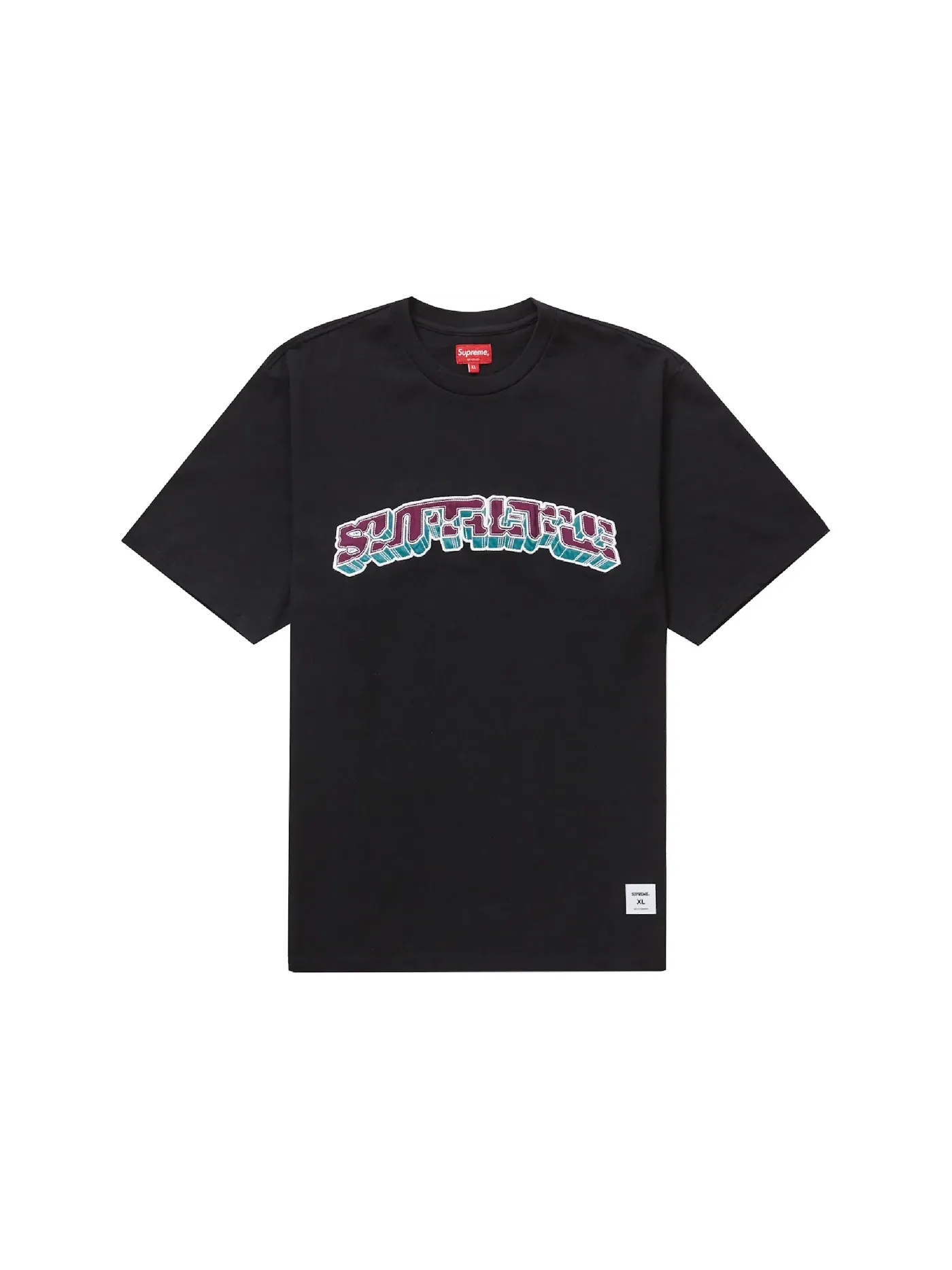 Мужская футболка Supreme Block Arc S/S Top — изображение 1 из 1, черный