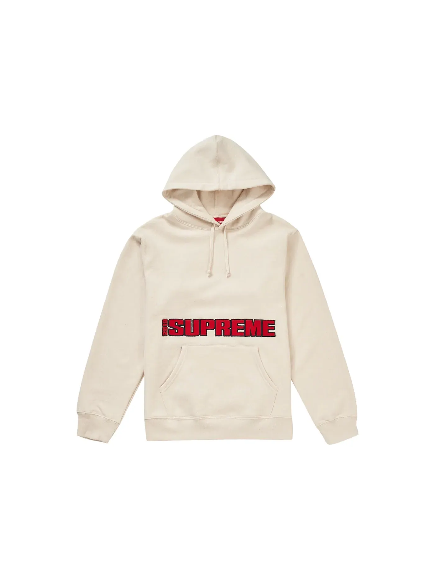 Мужской худи с принтом Supreme Hooded Sweatshirt — изображение 1 из 1, прозрачный
