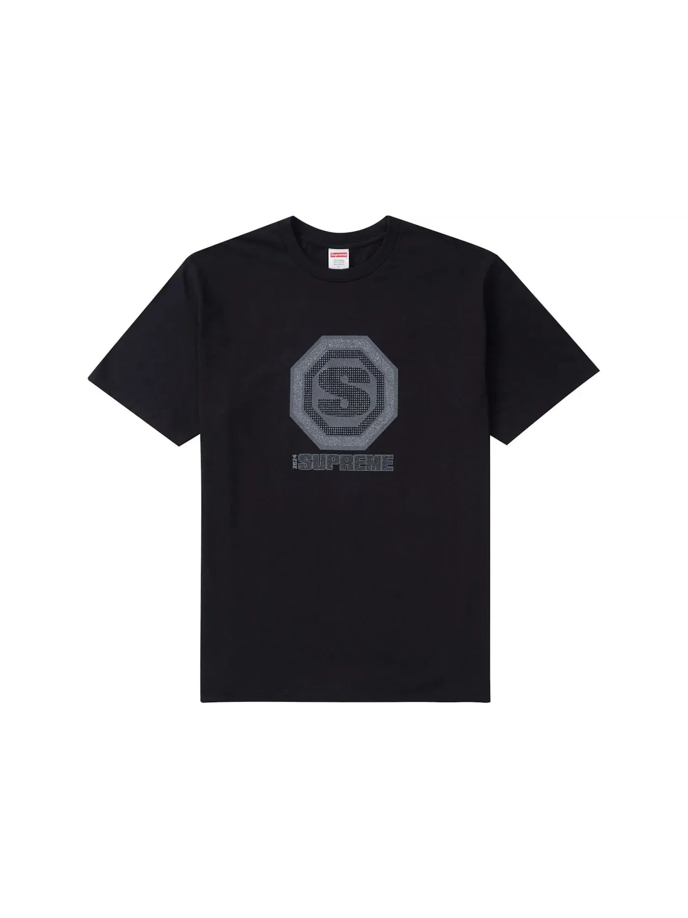 Мужская футболка с принтом Supreme Tee — изображение 1 из 2, черный