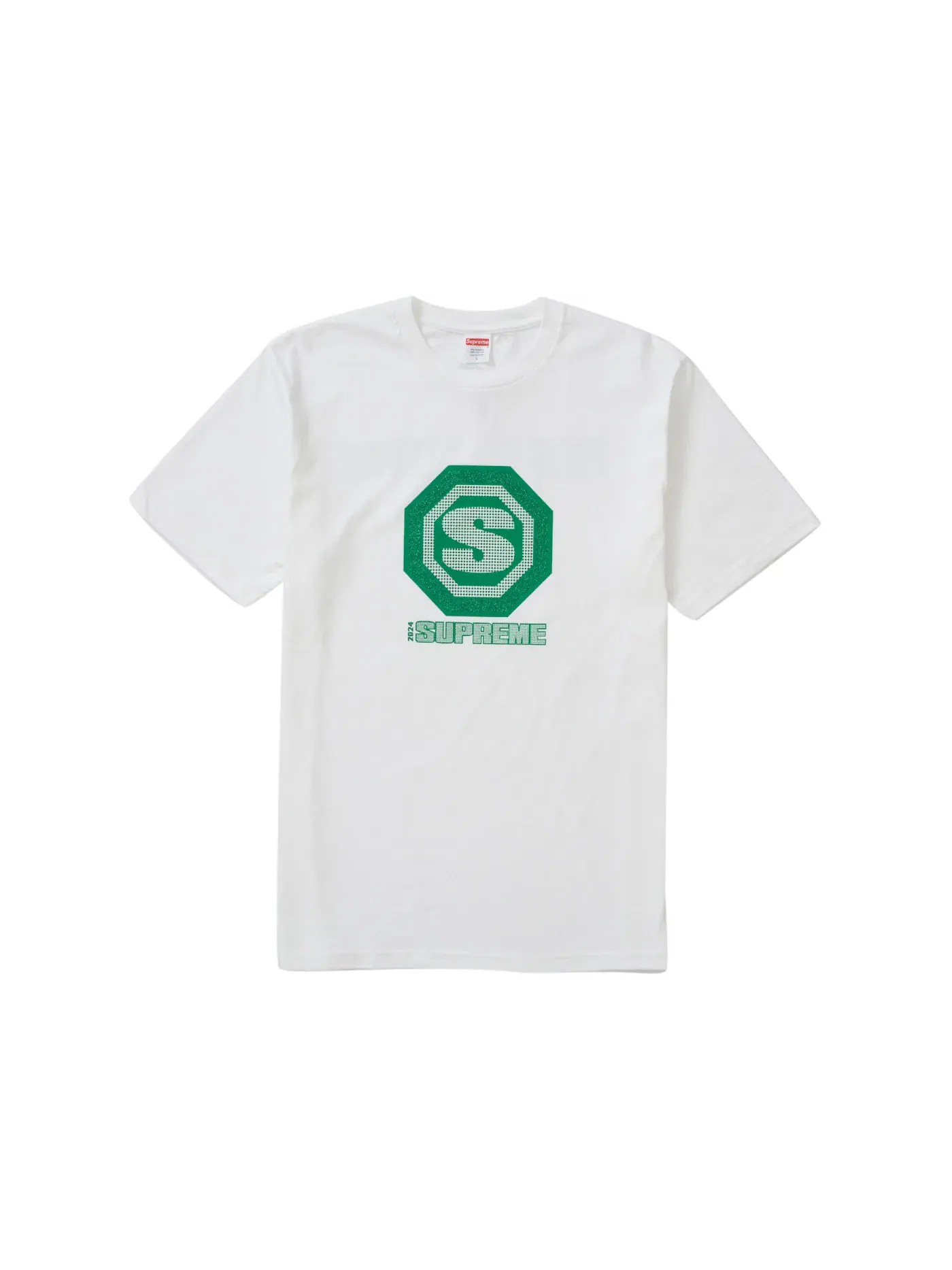 Мужская футболка с принтом Supreme Tee — изображение 1 из 2, белый