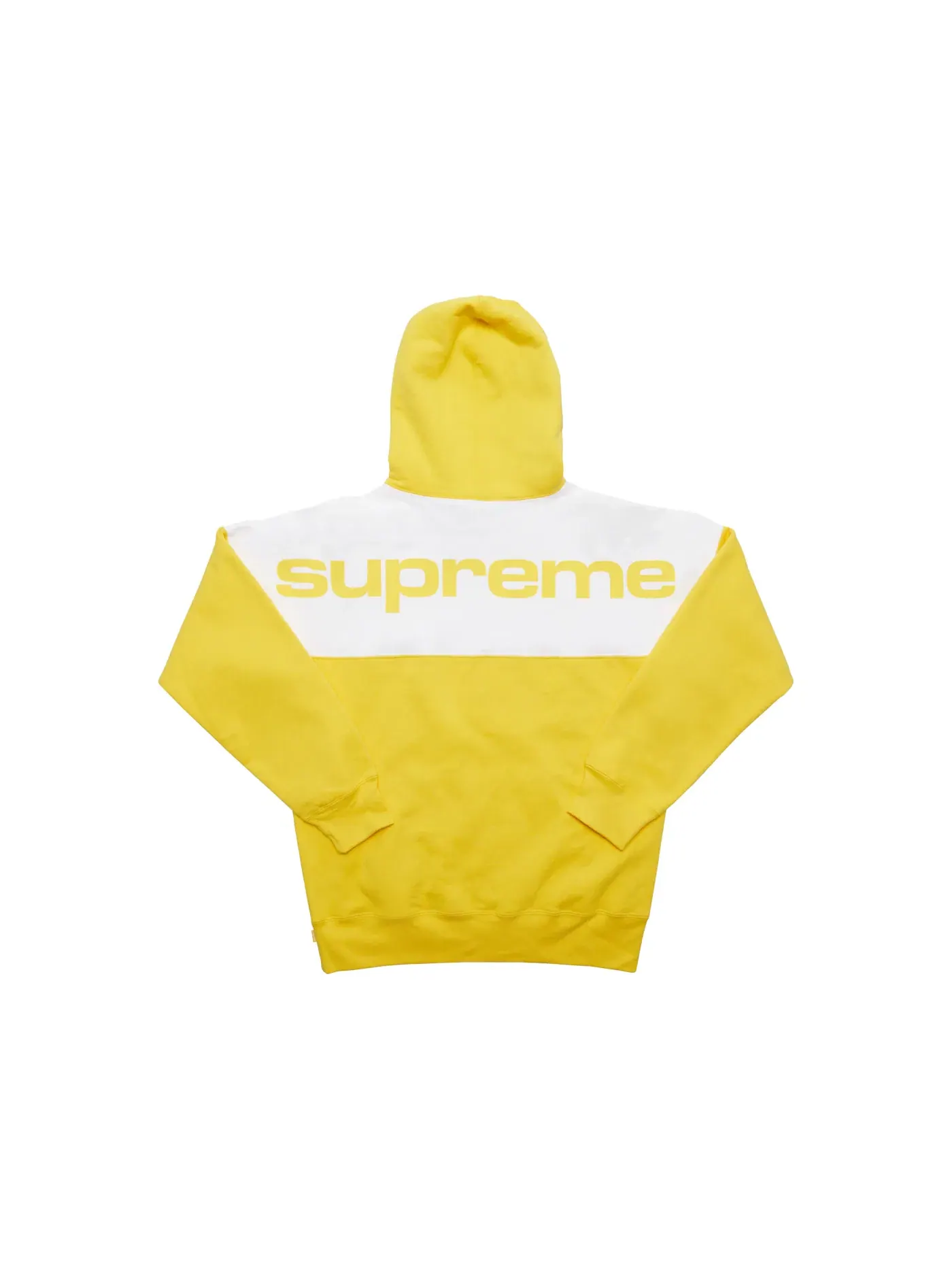 Мужская худи с принтом Supreme Hoodie — изображение 2 из 2, желтый
