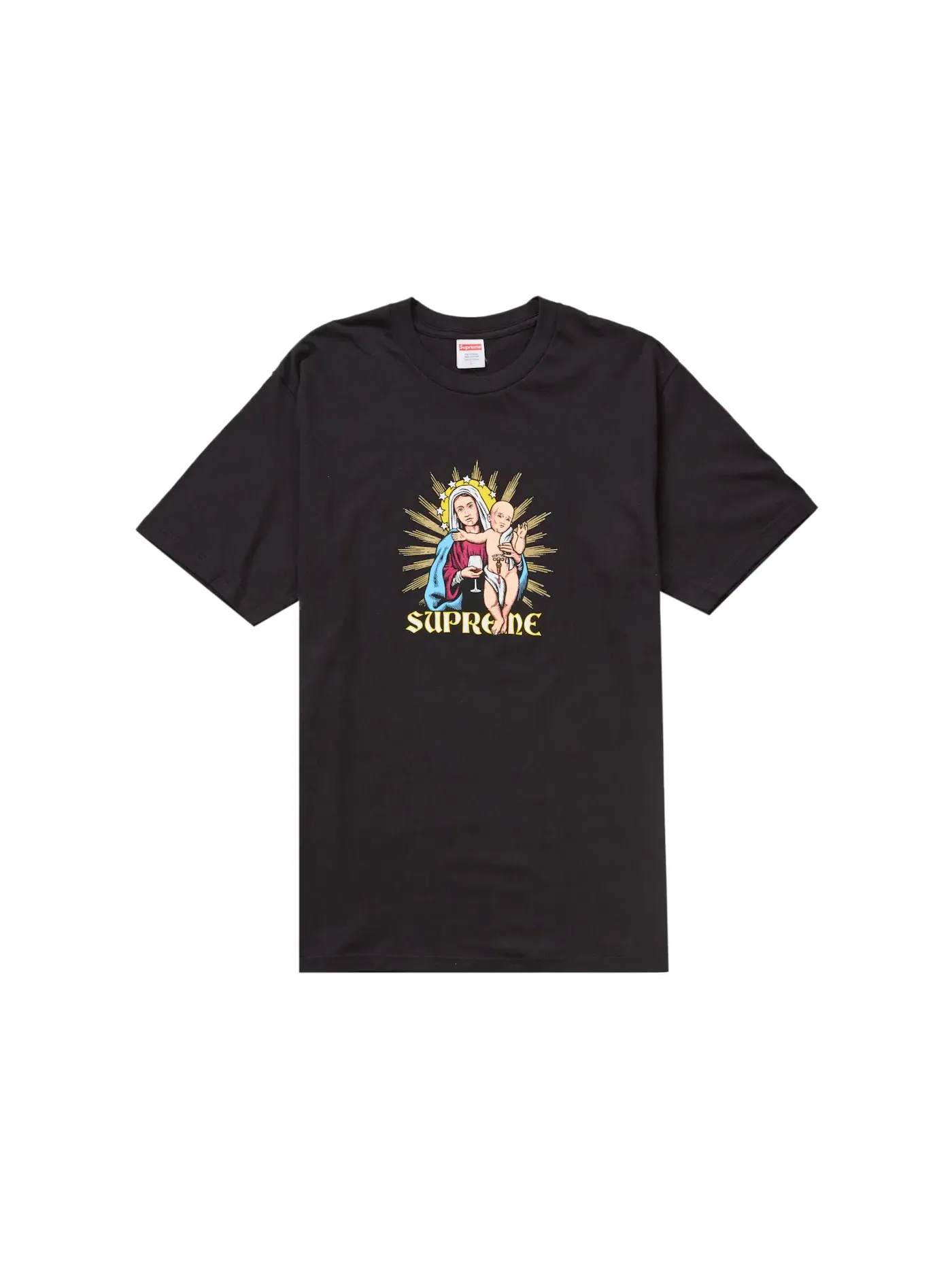 Мужская футболка с принтом Tee Supreme — изображение 1 из 1, черный