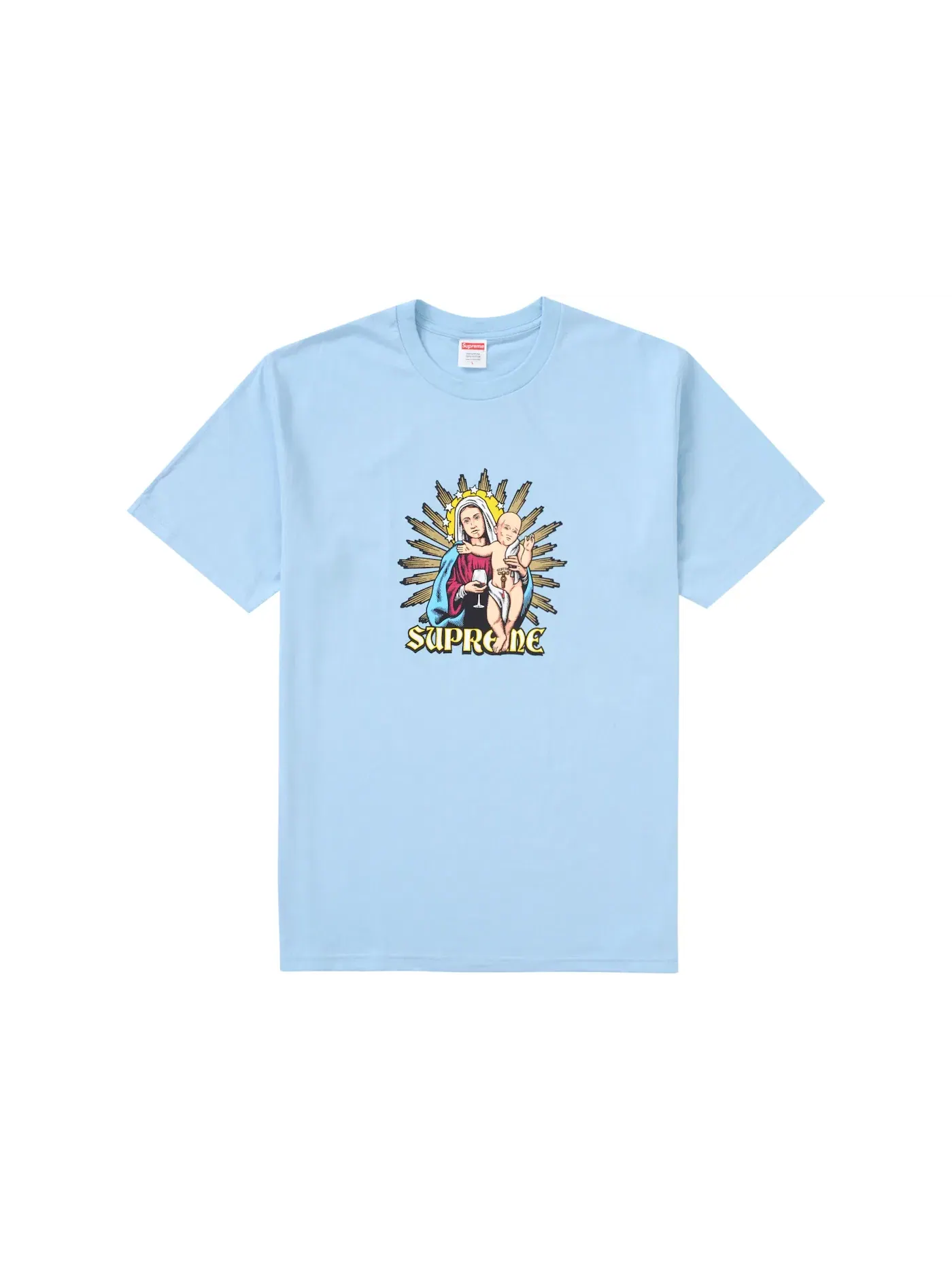 Мужская футболка с принтом Tee Supreme — изображение 1 из 1, синий