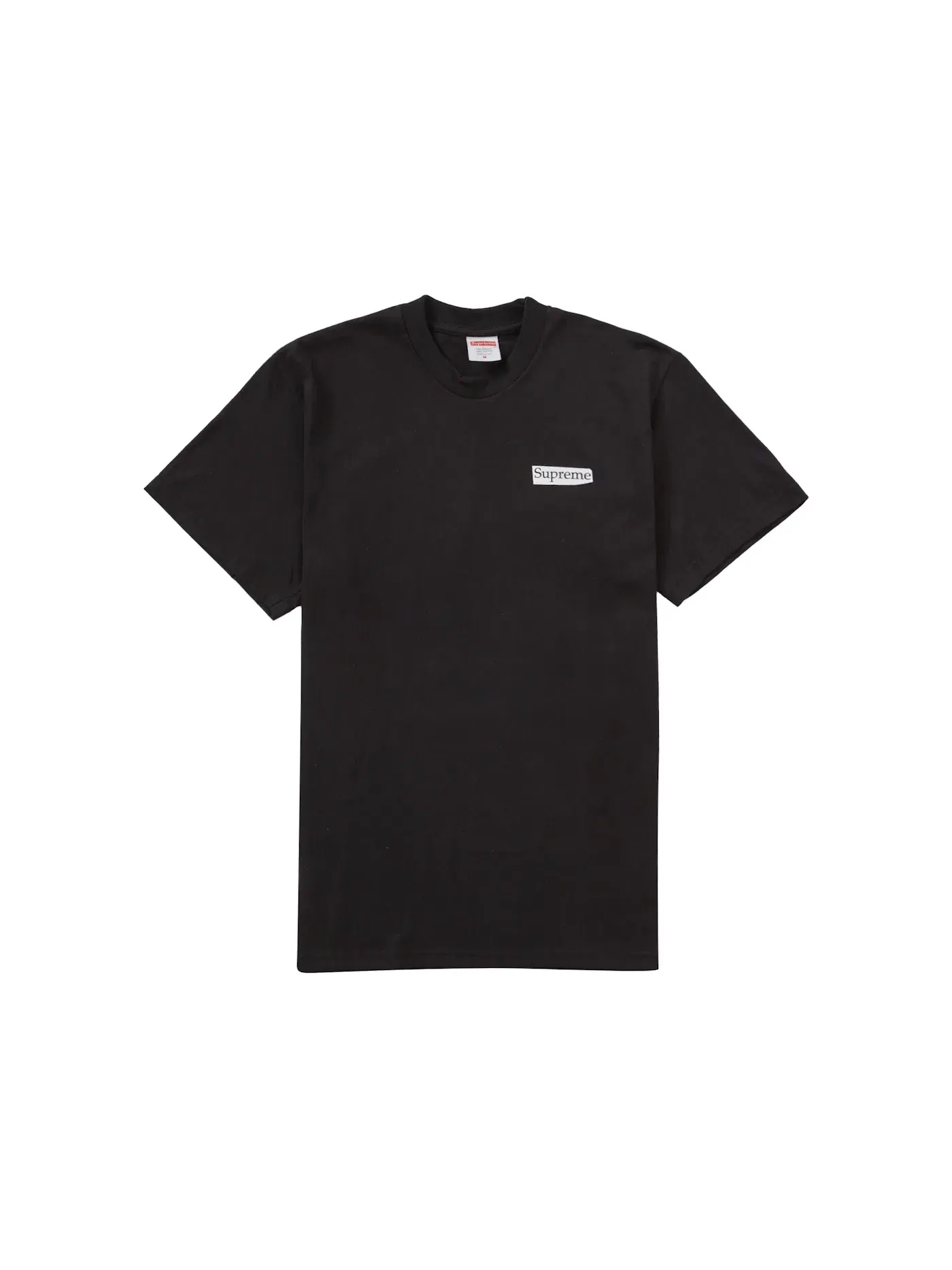 Мужская футболка с принтом Supreme Tee — изображение 2 из 2, черный