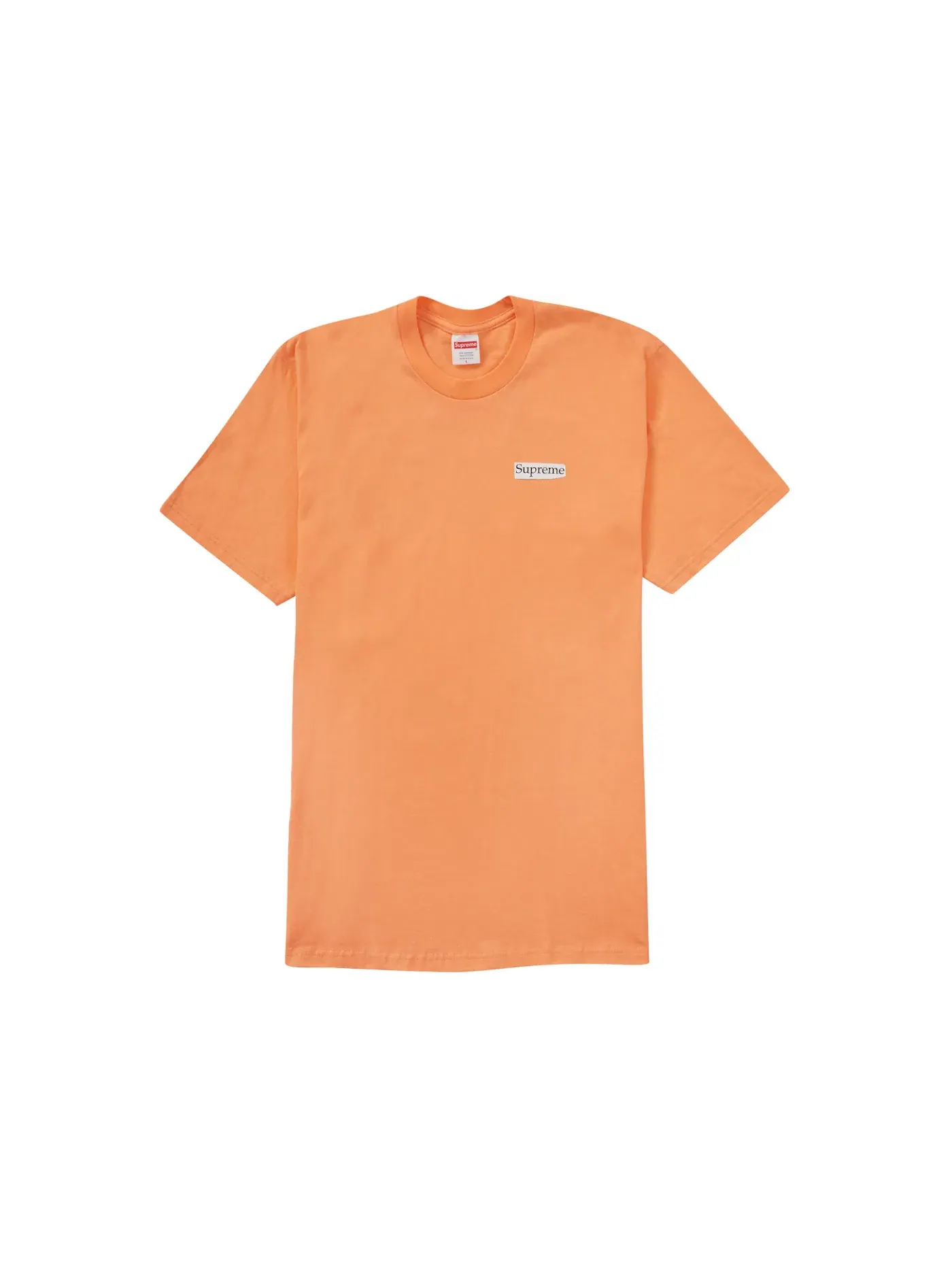 Мужская футболка с принтом Supreme Tee — изображение 2 из 2, персиковый