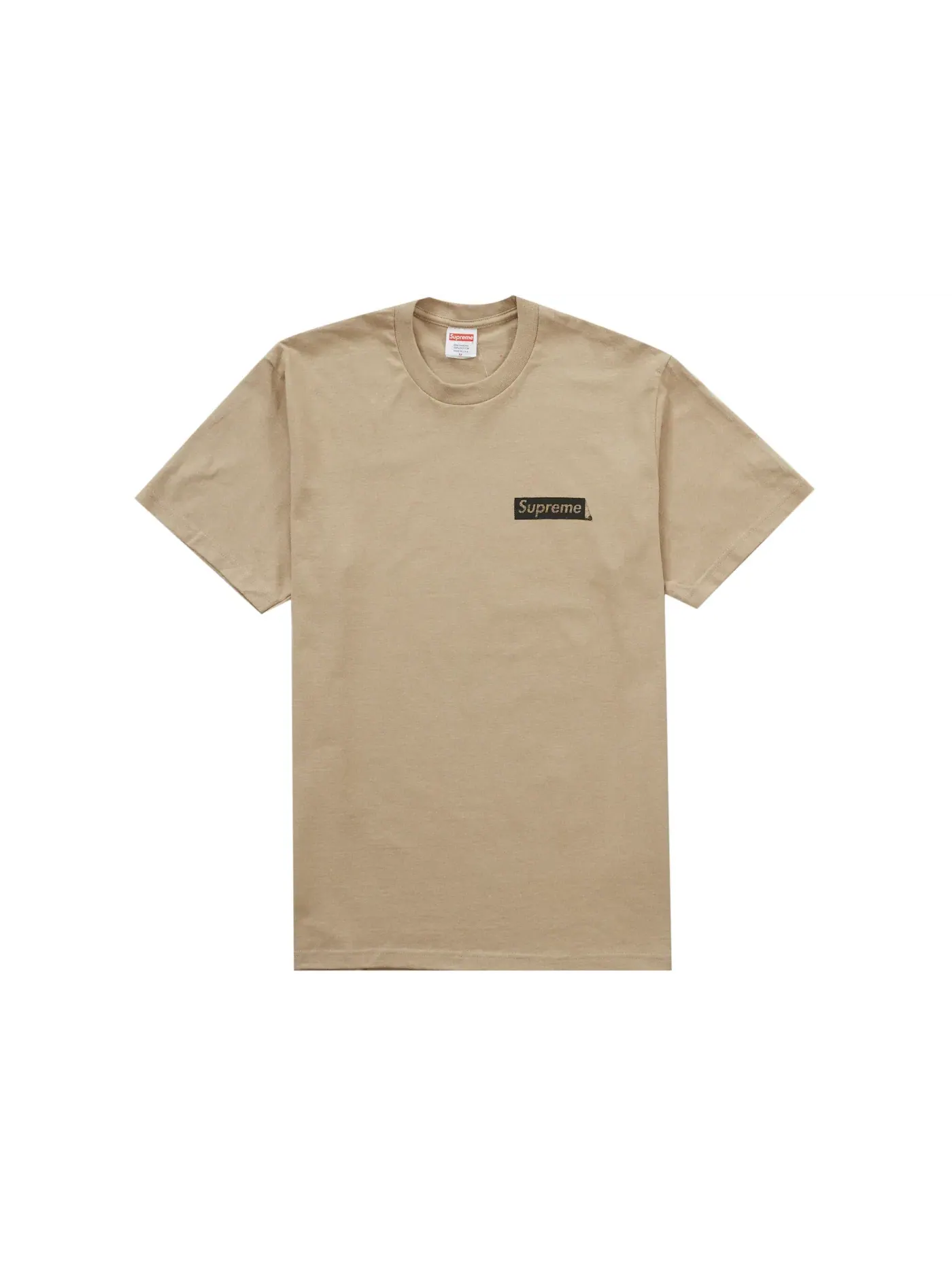 Мужская футболка с принтом Supreme Tee — изображение 2 из 2, хаки