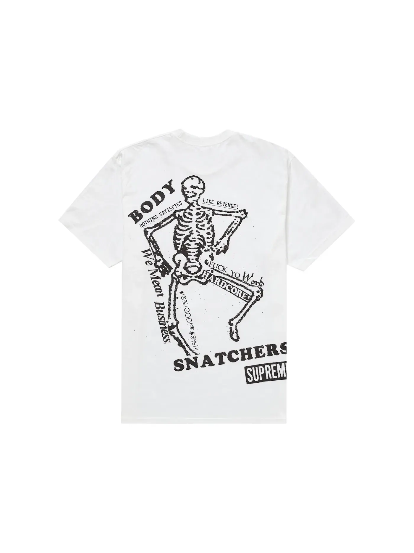 Мужская футболка с принтом Supreme Body Snatchers Tee — изображение 1 из 2, белый