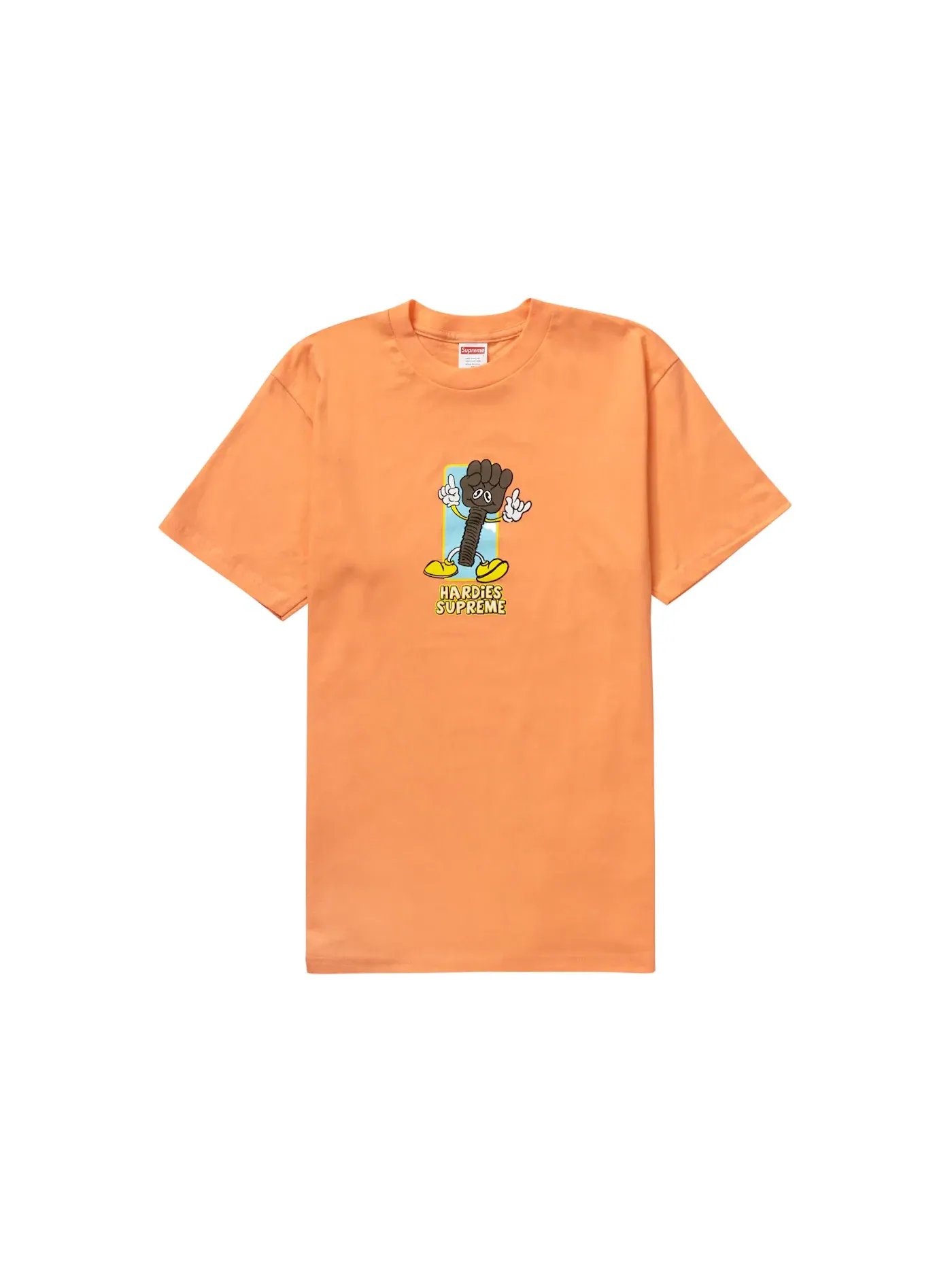 Мужская футболка с принтом Supreme Tee — изображение 1 из 1, персиковый