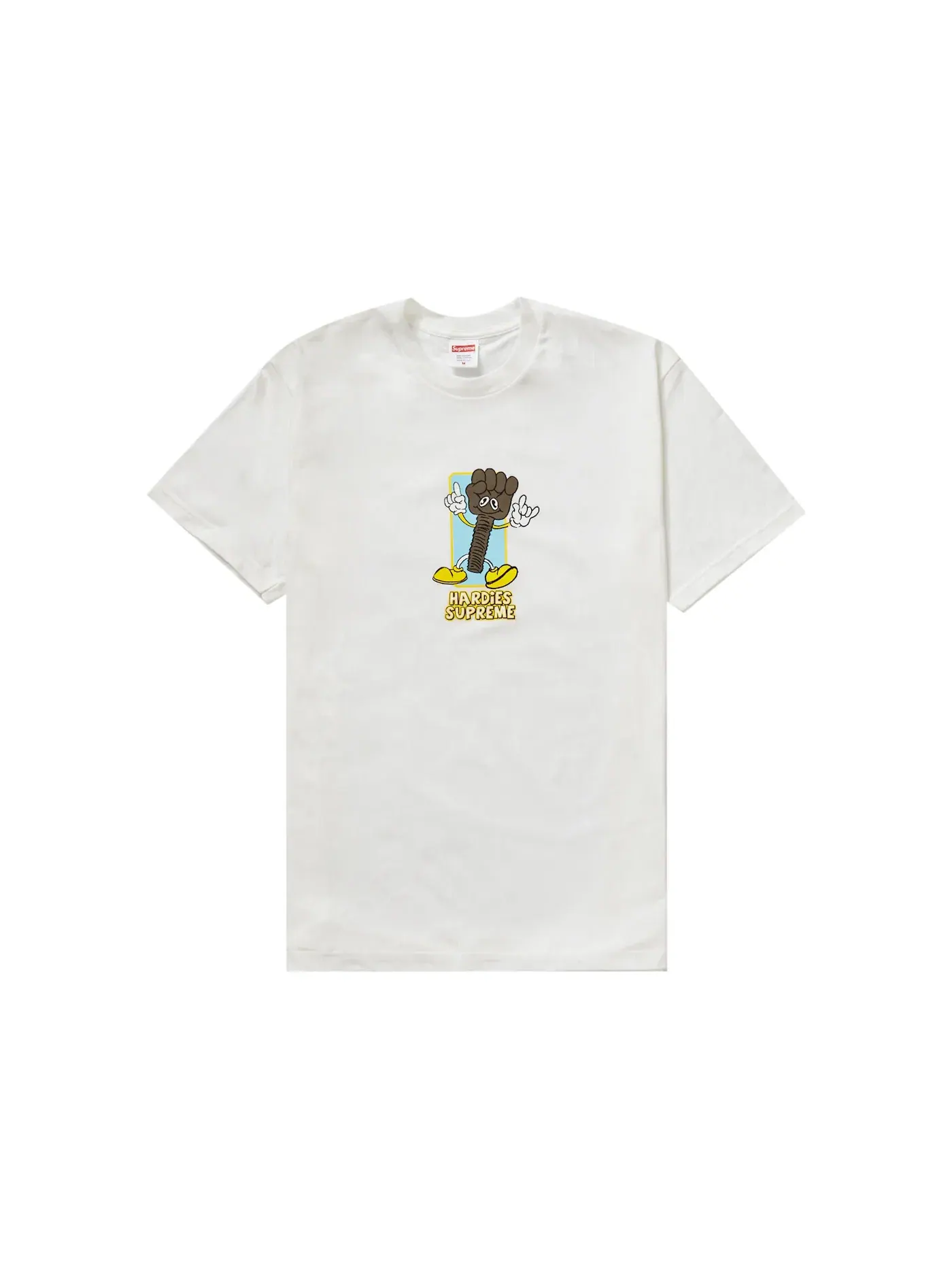 Мужская футболка с принтом Supreme Tee — изображение 1 из 1, белый