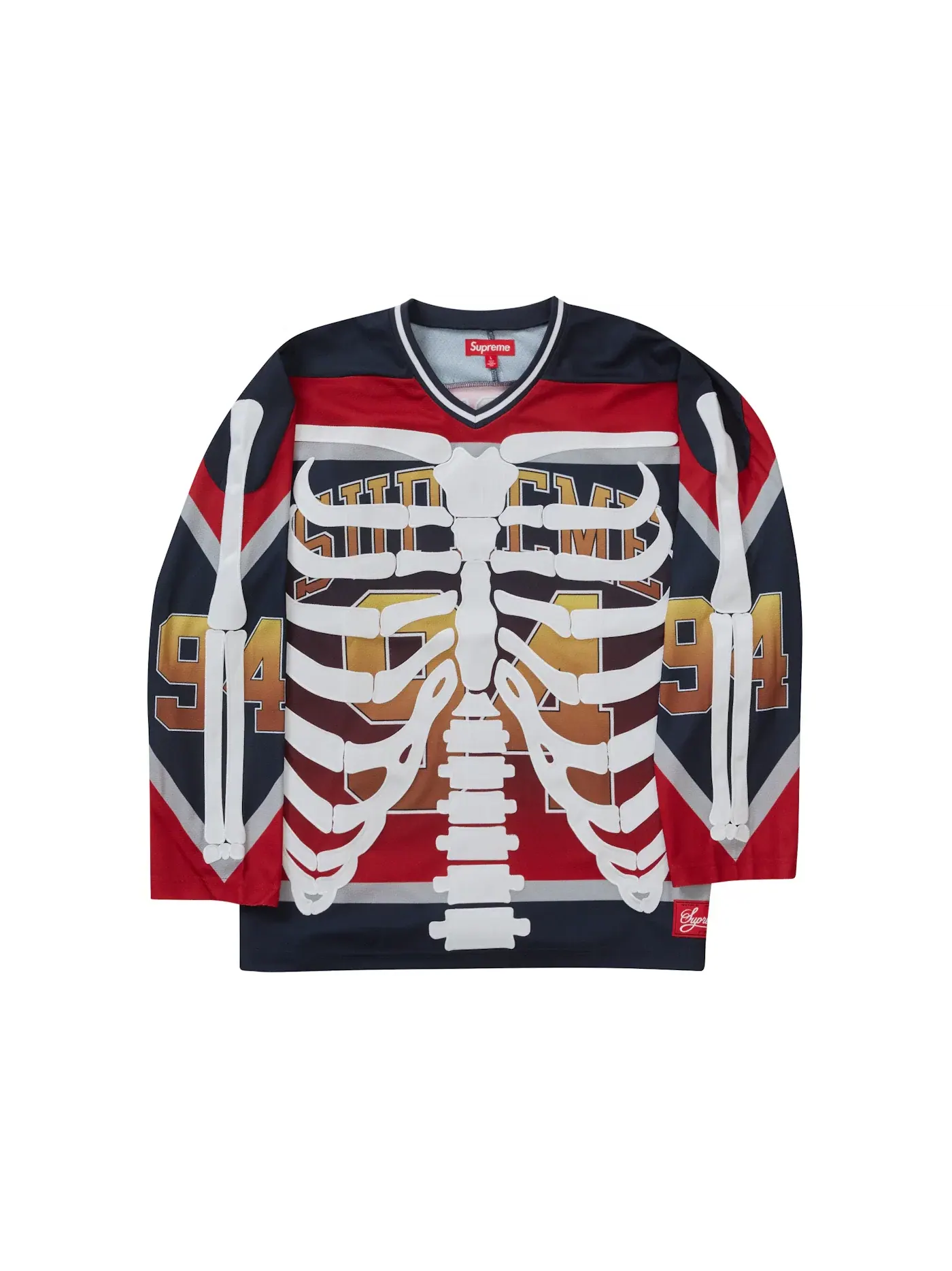 Мужская хоккейная джерси с принтом Bones Hockey Supreme — изображение 1 из 2, мульти