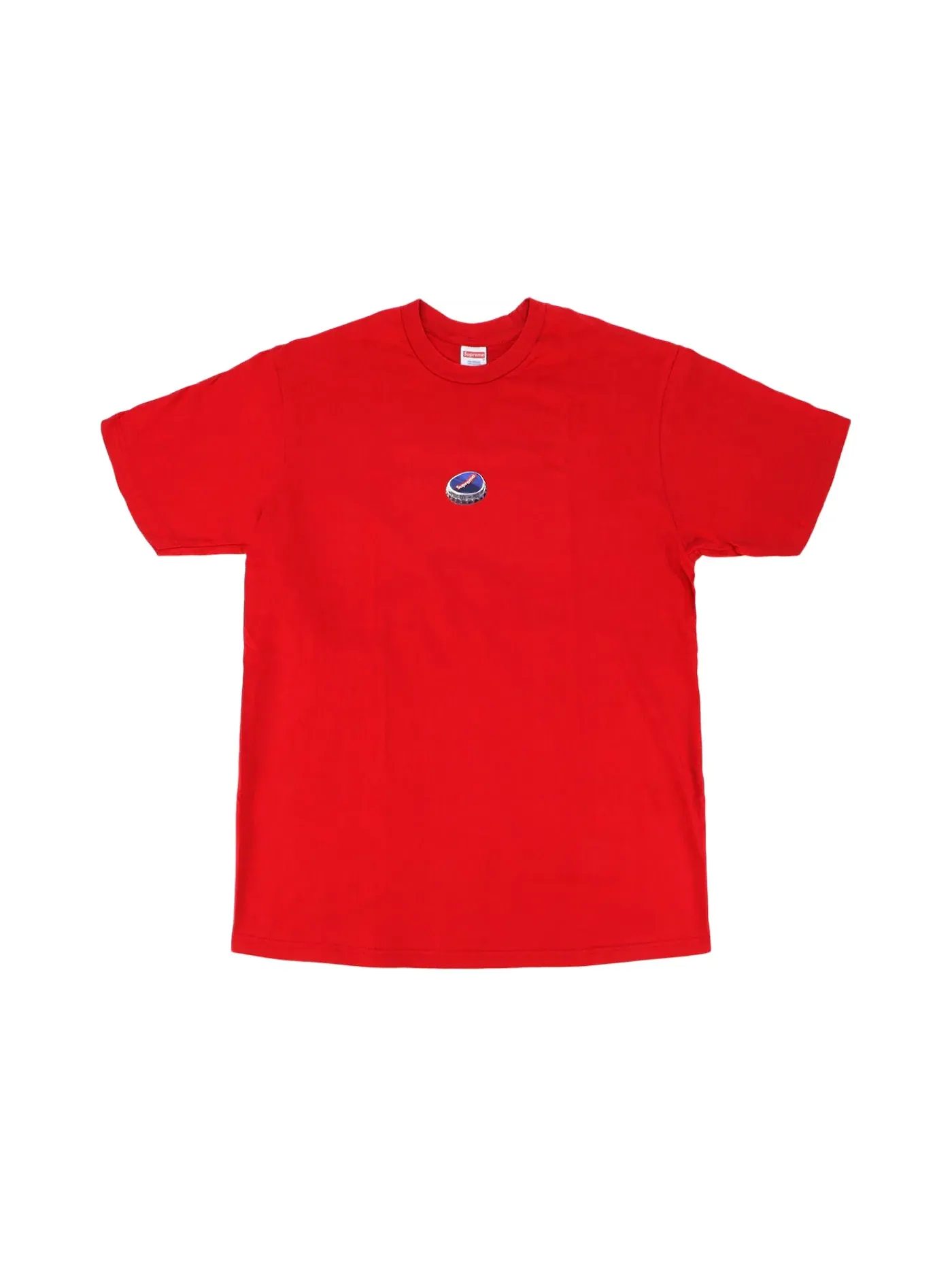 Мужская футболка с принтом Supreme Tee — изображение 1 из 1, красный