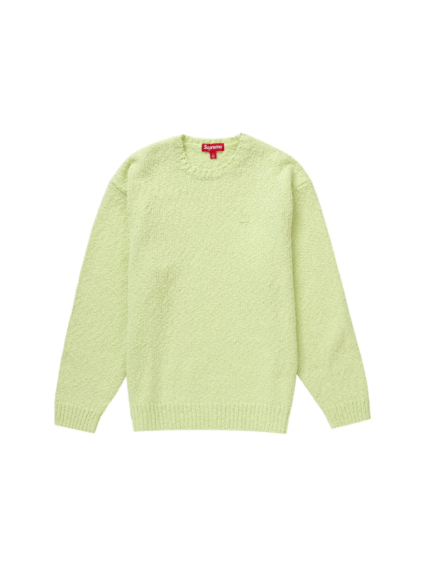 Мужской свитер с ворсистой пряжи Supreme Sweater, Bright Lime — изображение 1 из 1