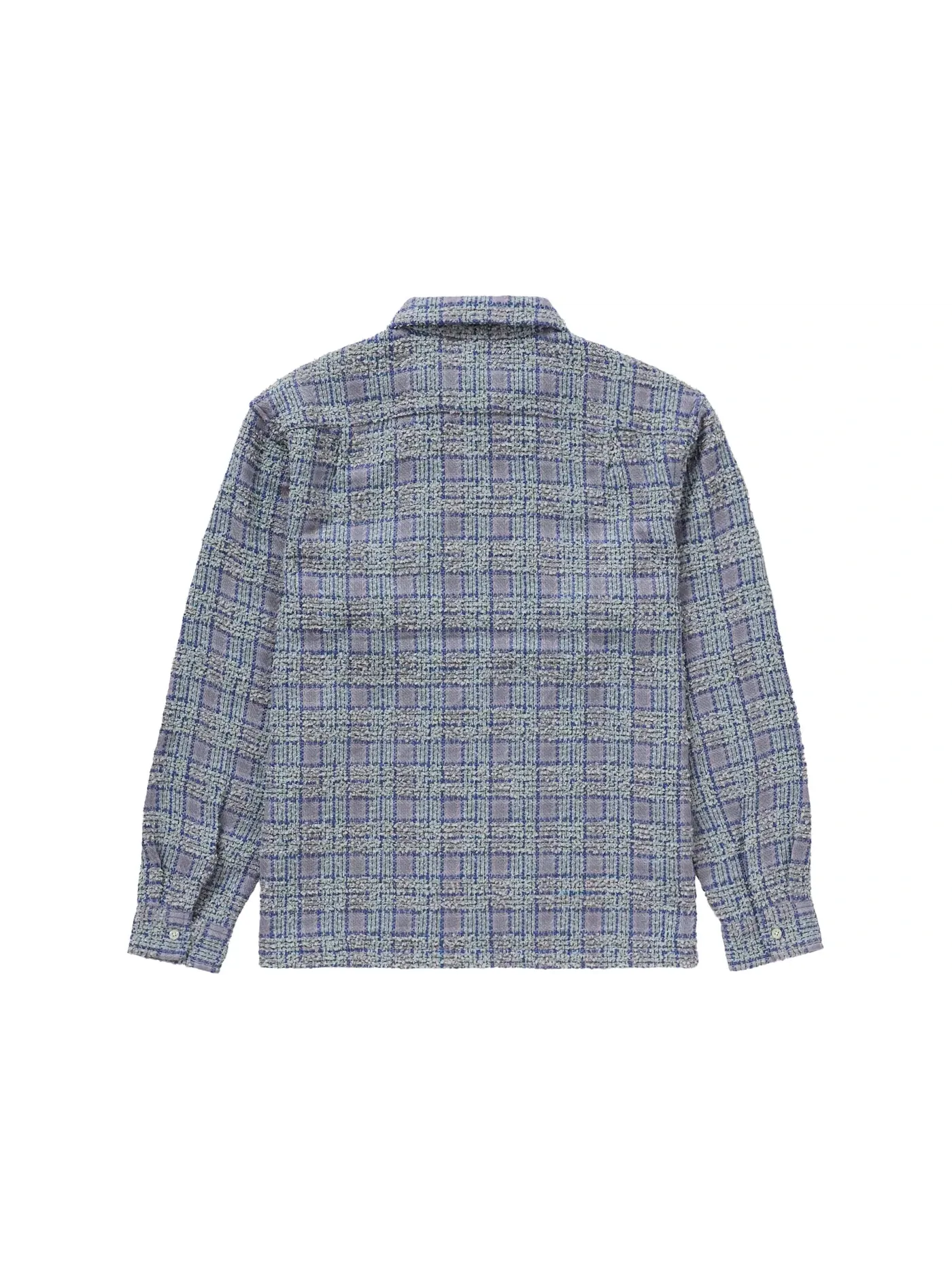 Мужская рубашка из букле на молнии Supreme Shirt — изображение 2 из 2, синий