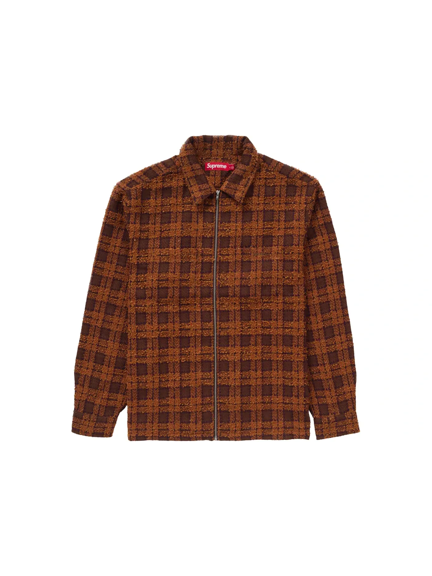 Мужская рубашка из букле Supreme Shirt — изображение 1 из 2, коричневый