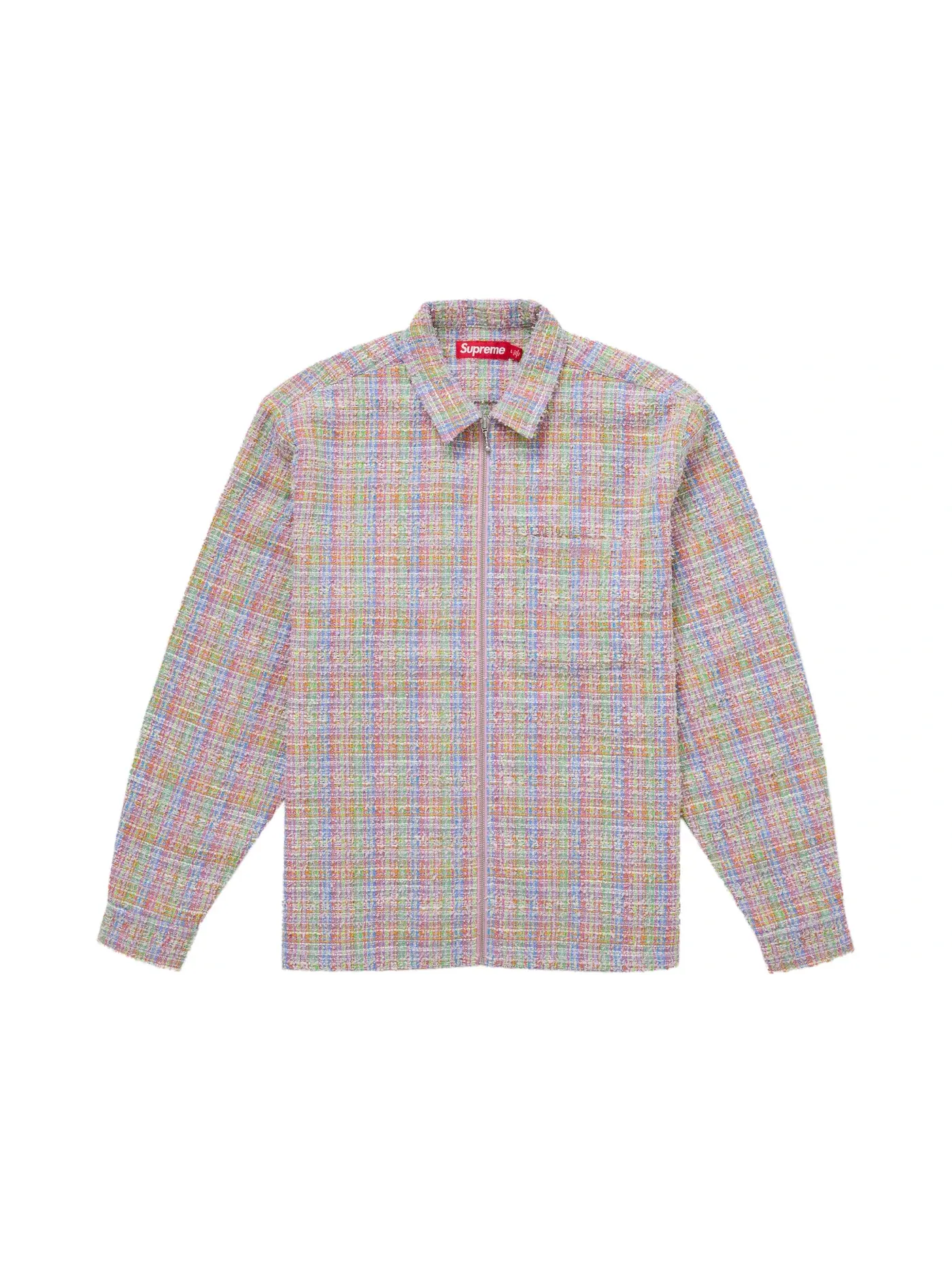 Мужская рубашка-куртка из букле Multicolor Supreme — изображение 1 из 1, мульти