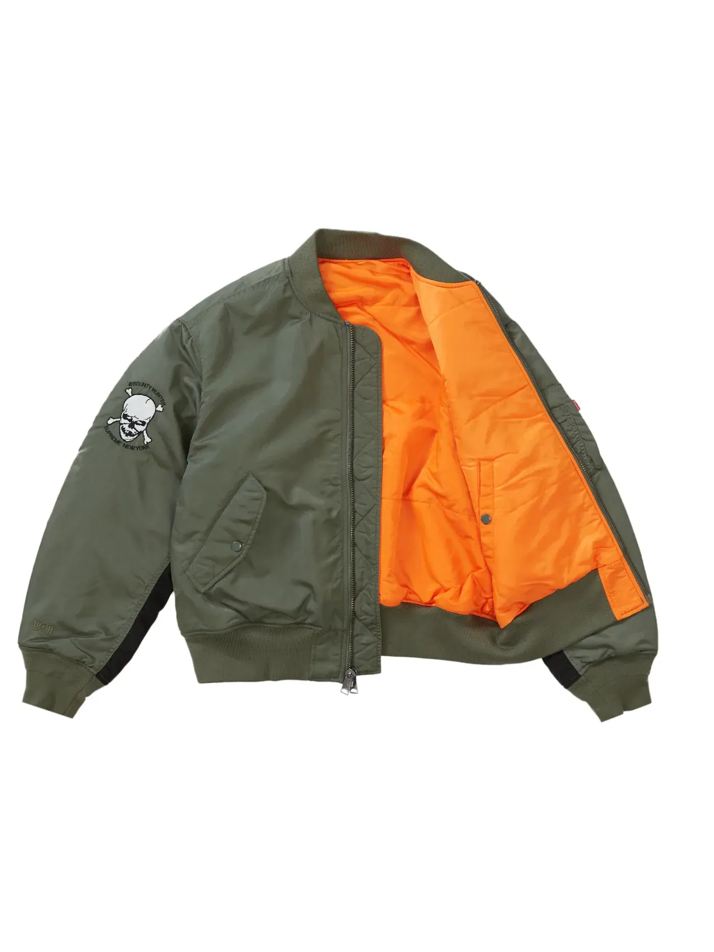 Мужская куртка-бомбер Supreme Bounty Hunter MA-1 Jacket — изображение 2 из 3, оливковый