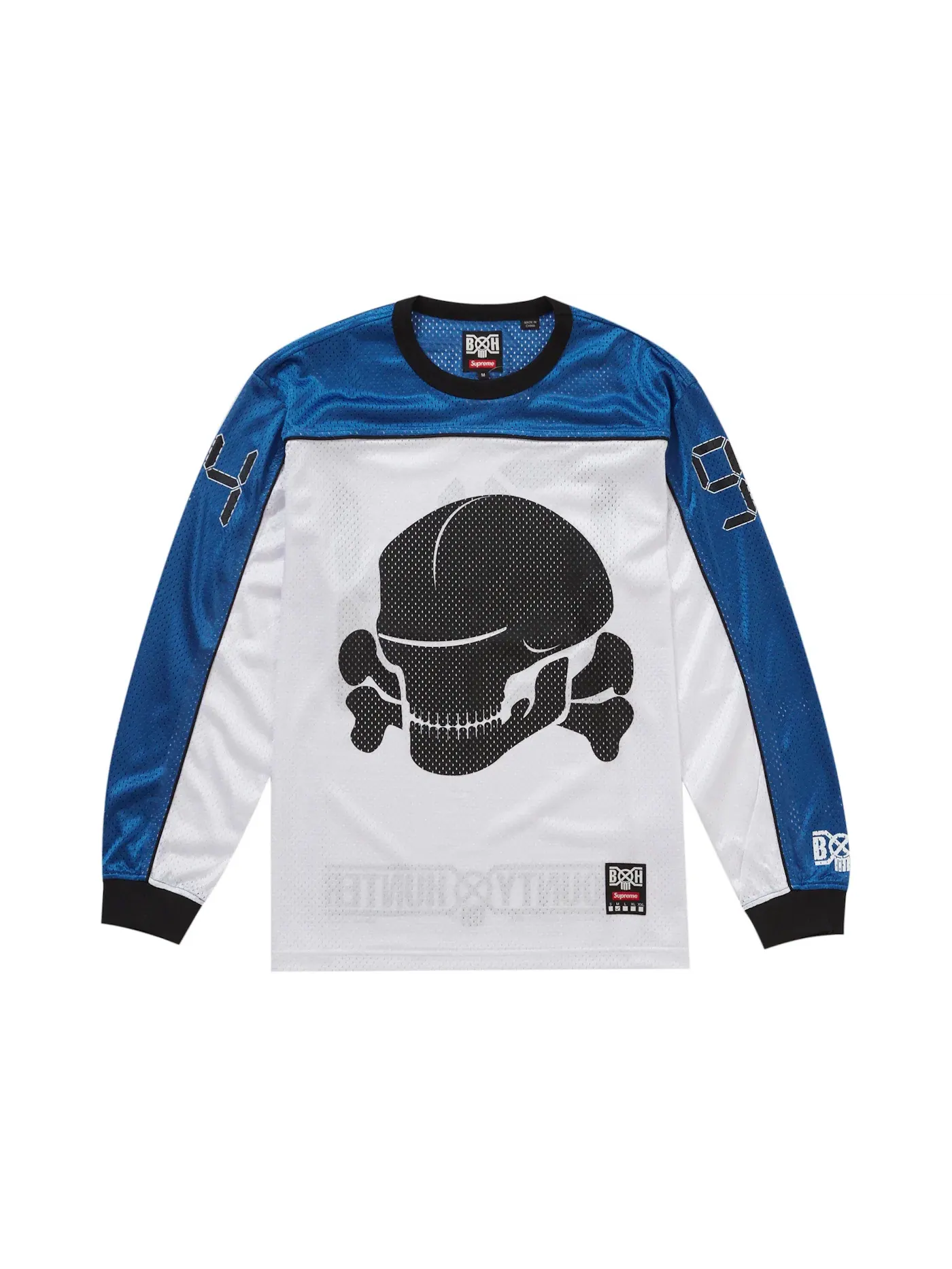 Мужская джерси с принтом Mesh Moto Supreme — изображение 1 из 2, белый