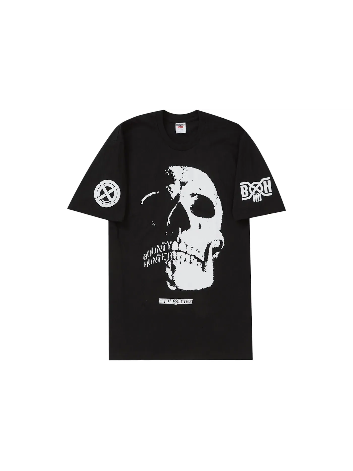 Мужская футболка с принтом Supreme Bounty Hunter Skulls Tee — изображение 1 из 2, черный