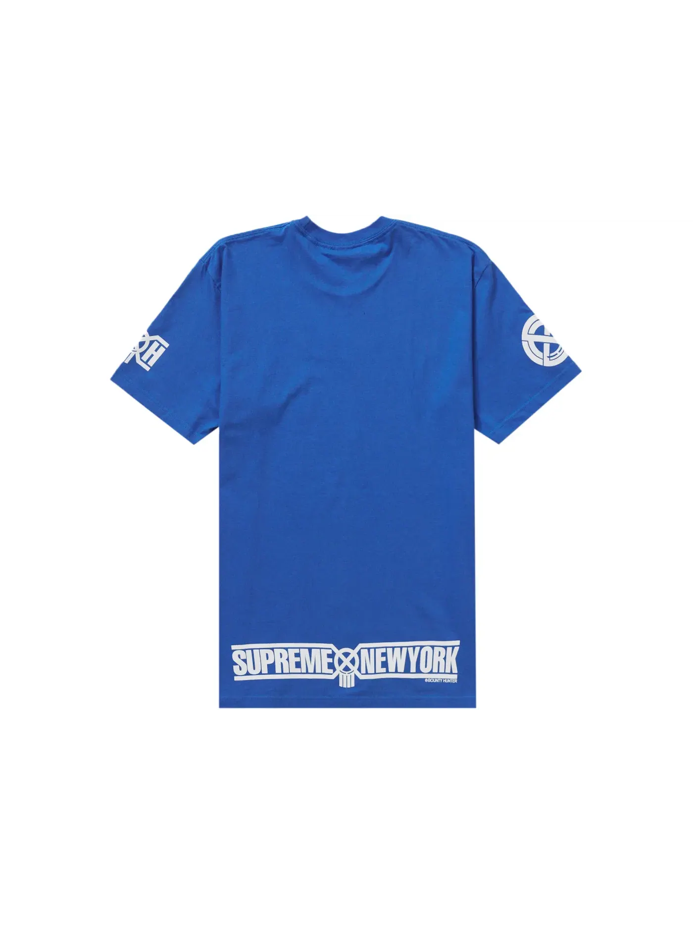 Мужская футболка с принтом Supreme Bounty Hunter Skulls Tee — изображение 2 из 2, синий