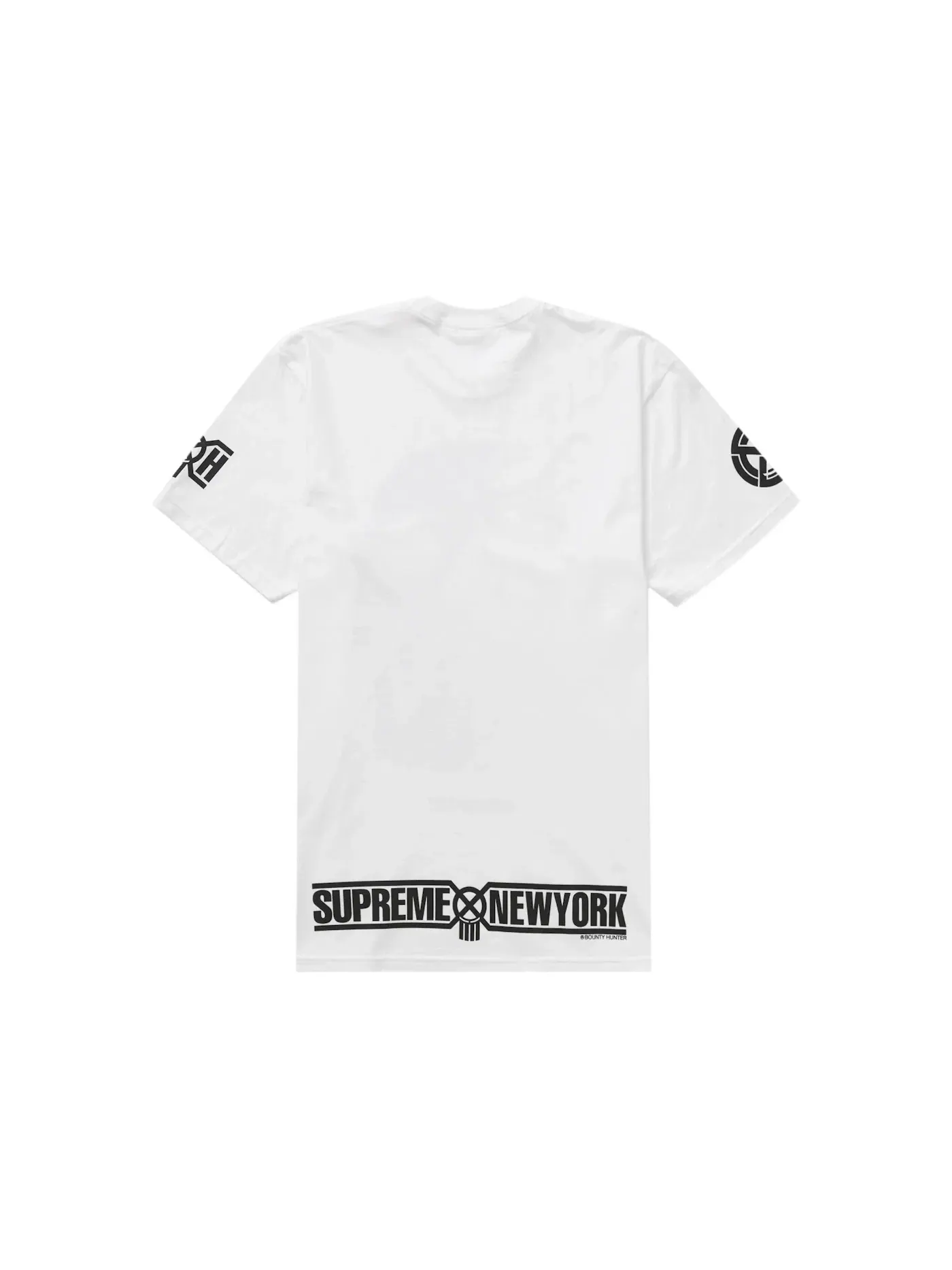 Мужская футболка с принтом Supreme Bounty Hunter Skulls Tee — изображение 2 из 2, белый