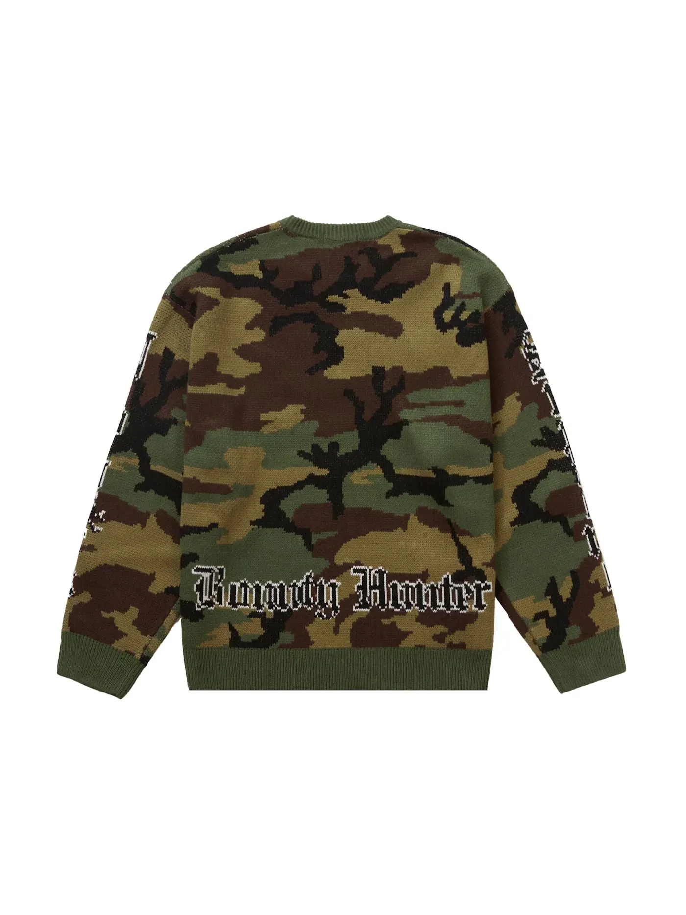 Мужской свитер с принтом Supreme Bounty Hunter Sweater Woodland Camo, Woodland Camo — изображение 2 из 2