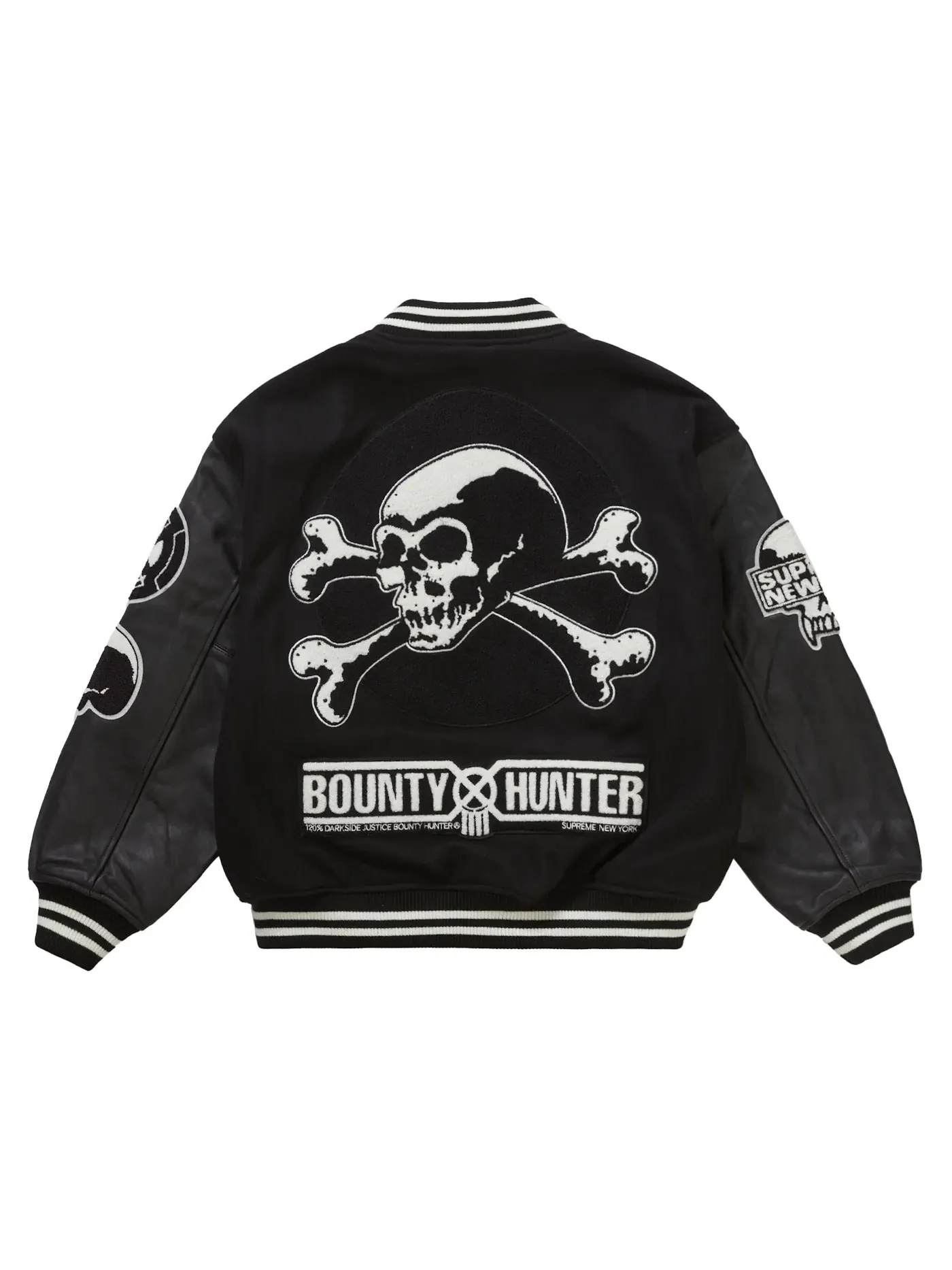 Мужская куртка-бомбер Bounty Hunter Varsity Supreme — изображение 3 из 3, черный
