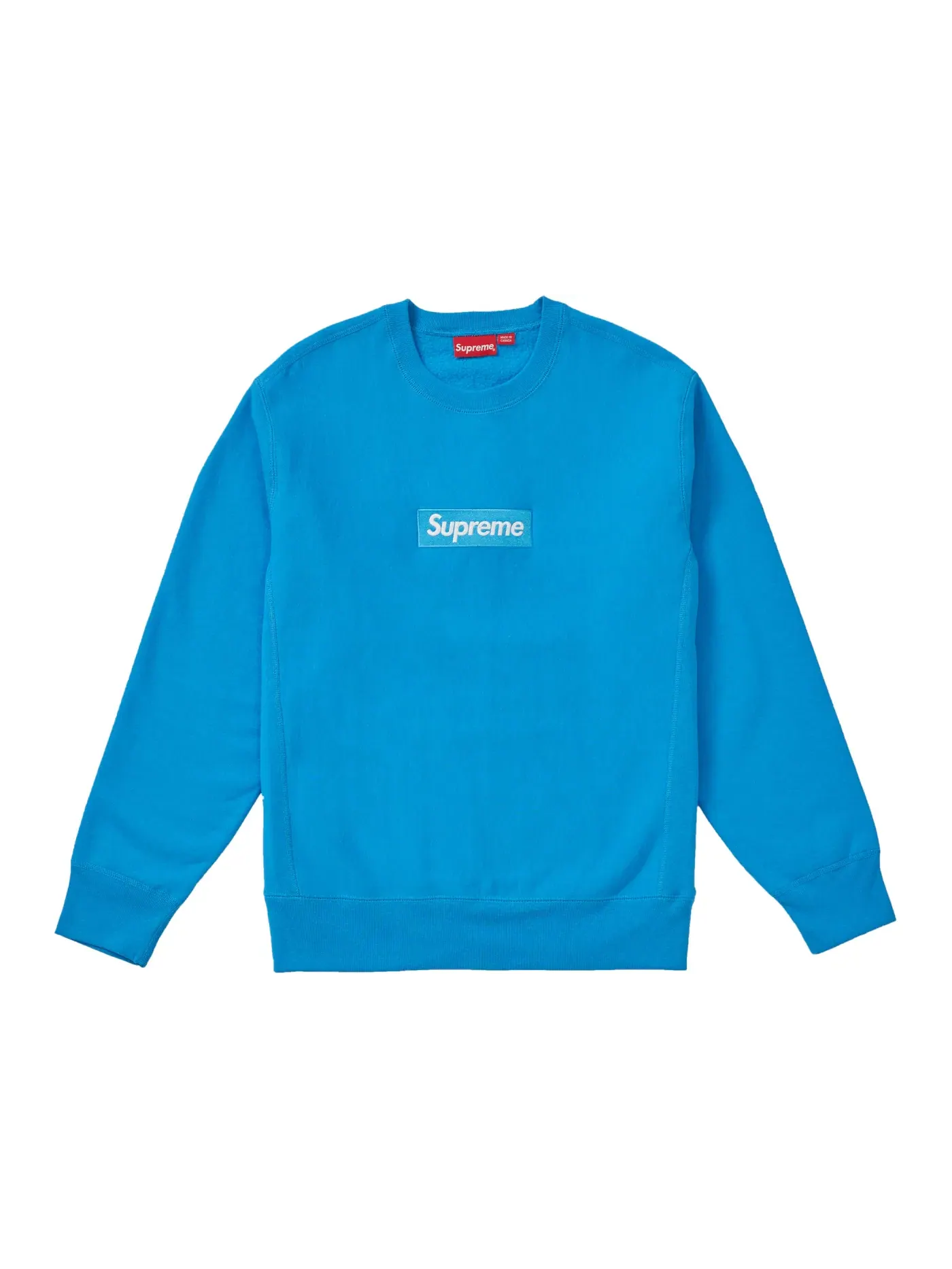Мужской свитшот с принтом Supreme (FW18) Bright Royal — изображение 1 из 1