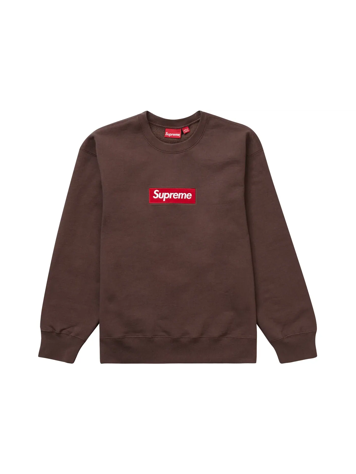 Мужской свитшот с длинным рукавом Crewneck (FW22) Supreme — изображение 1 из 1, коричневый