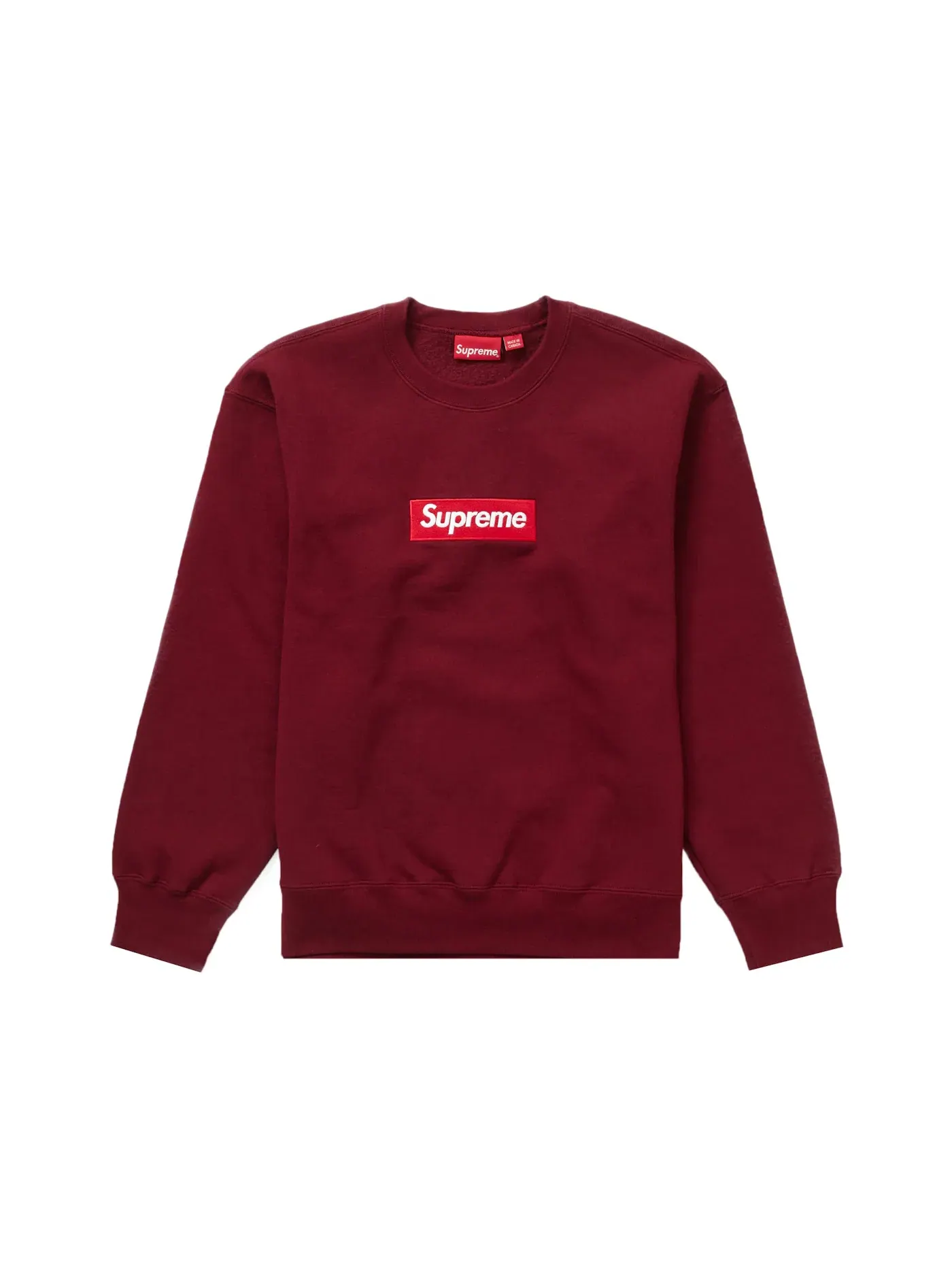 Мужской свитшот с длинным рукавом Crewneck (FW22) Supreme — изображение 1 из 1, красный