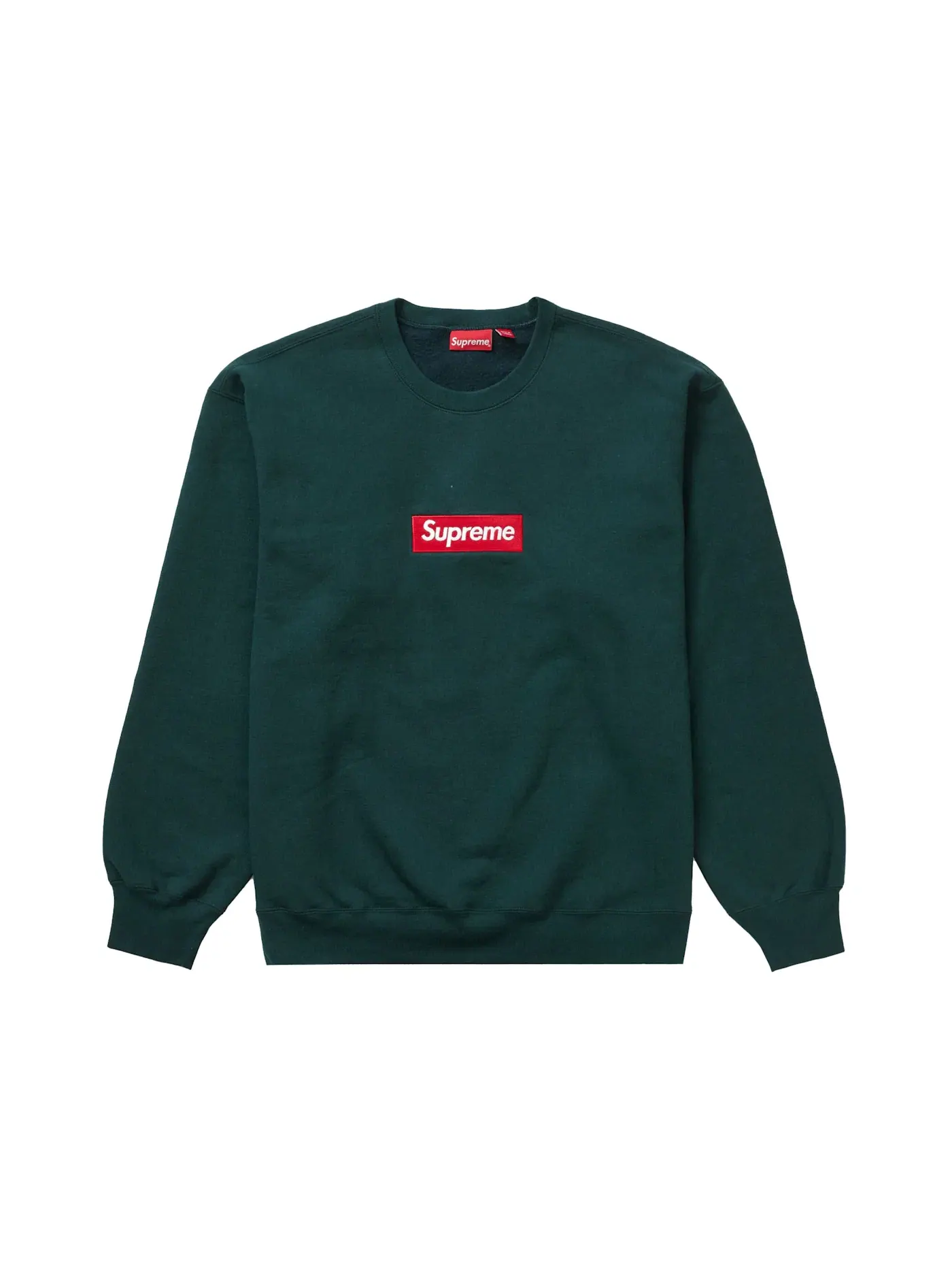 Мужской свитшот с длинным рукавом Crewneck (FW22) Supreme — изображение 1 из 1, зеленый