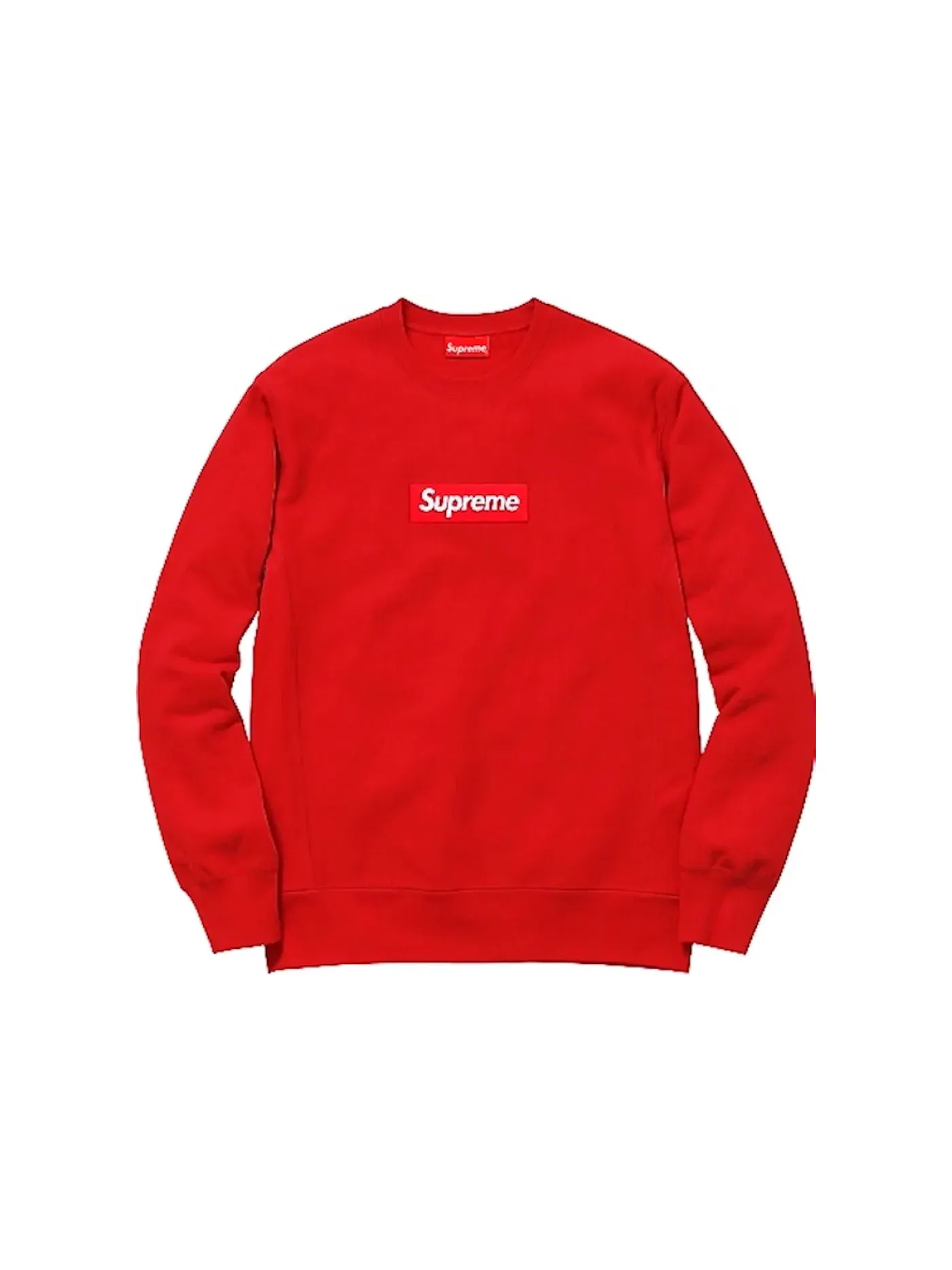 Мужской свитшот с принтом Supreme Crewneck (FW15) — изображение 1 из 1, красный