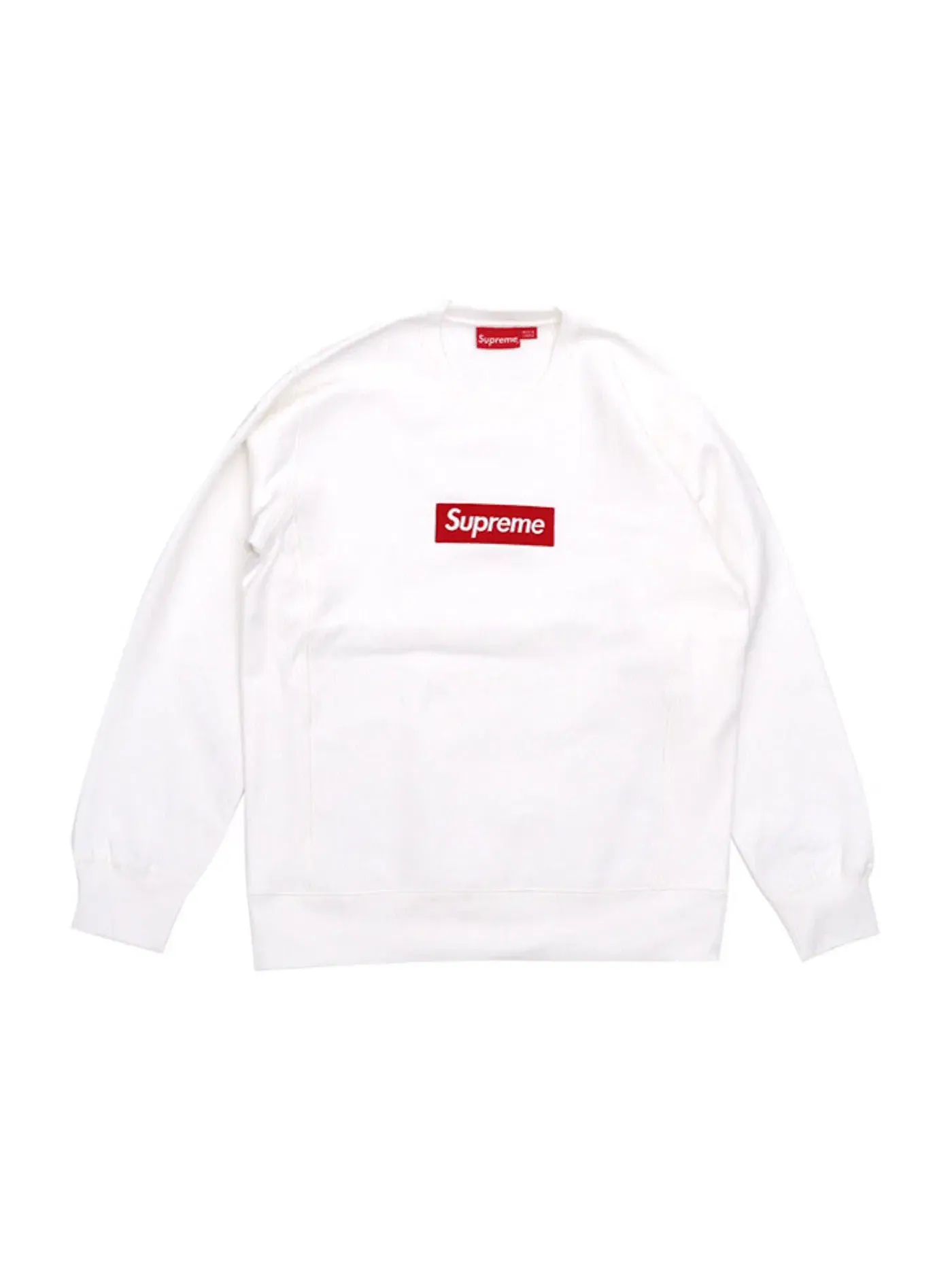 Мужской свитшот с принтом Supreme Crewneck (FW15) — изображение 1 из 1, белый
