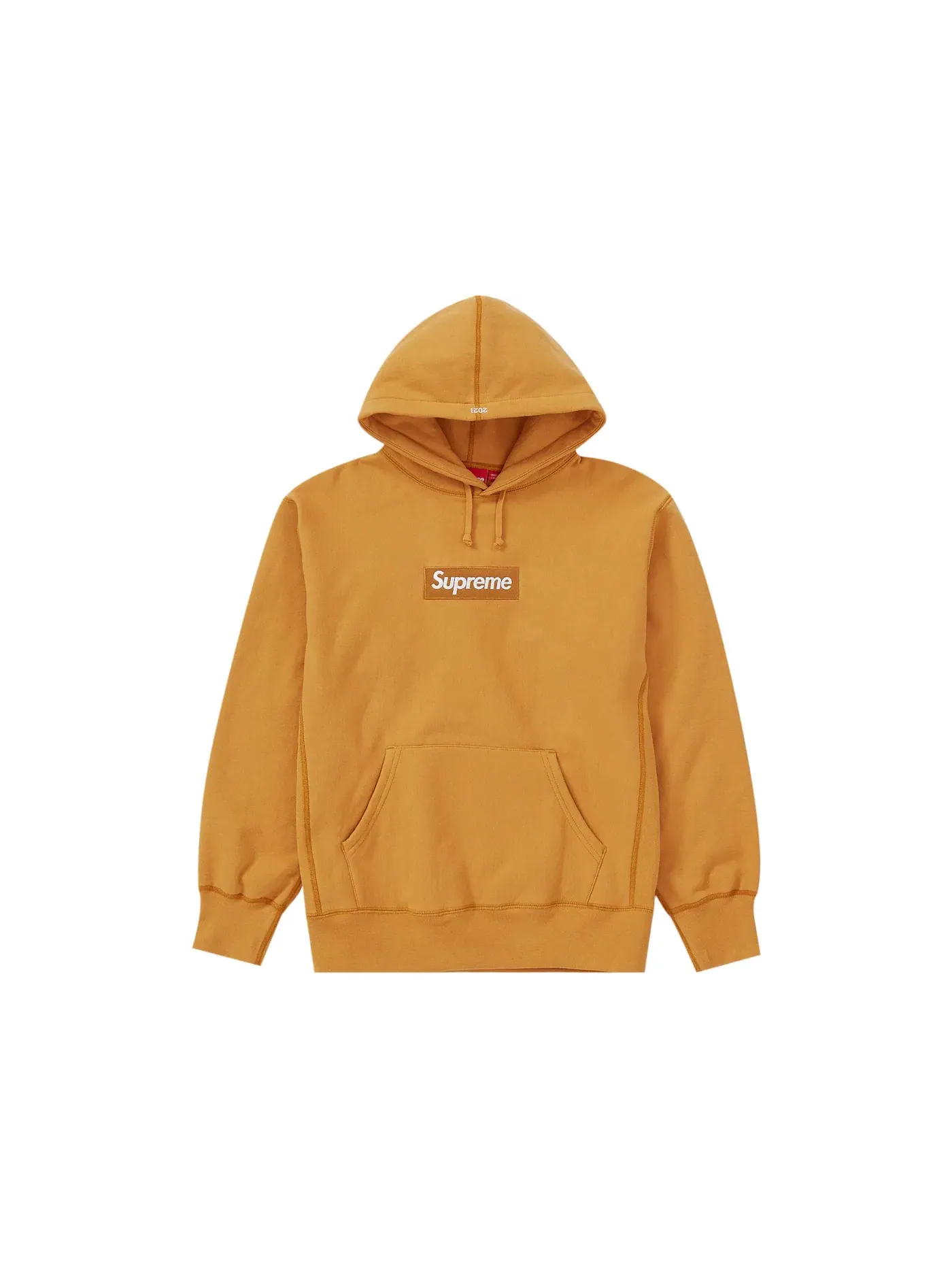 Мужская худи с принтом Supreme — изображение 1 из 1, коричневый