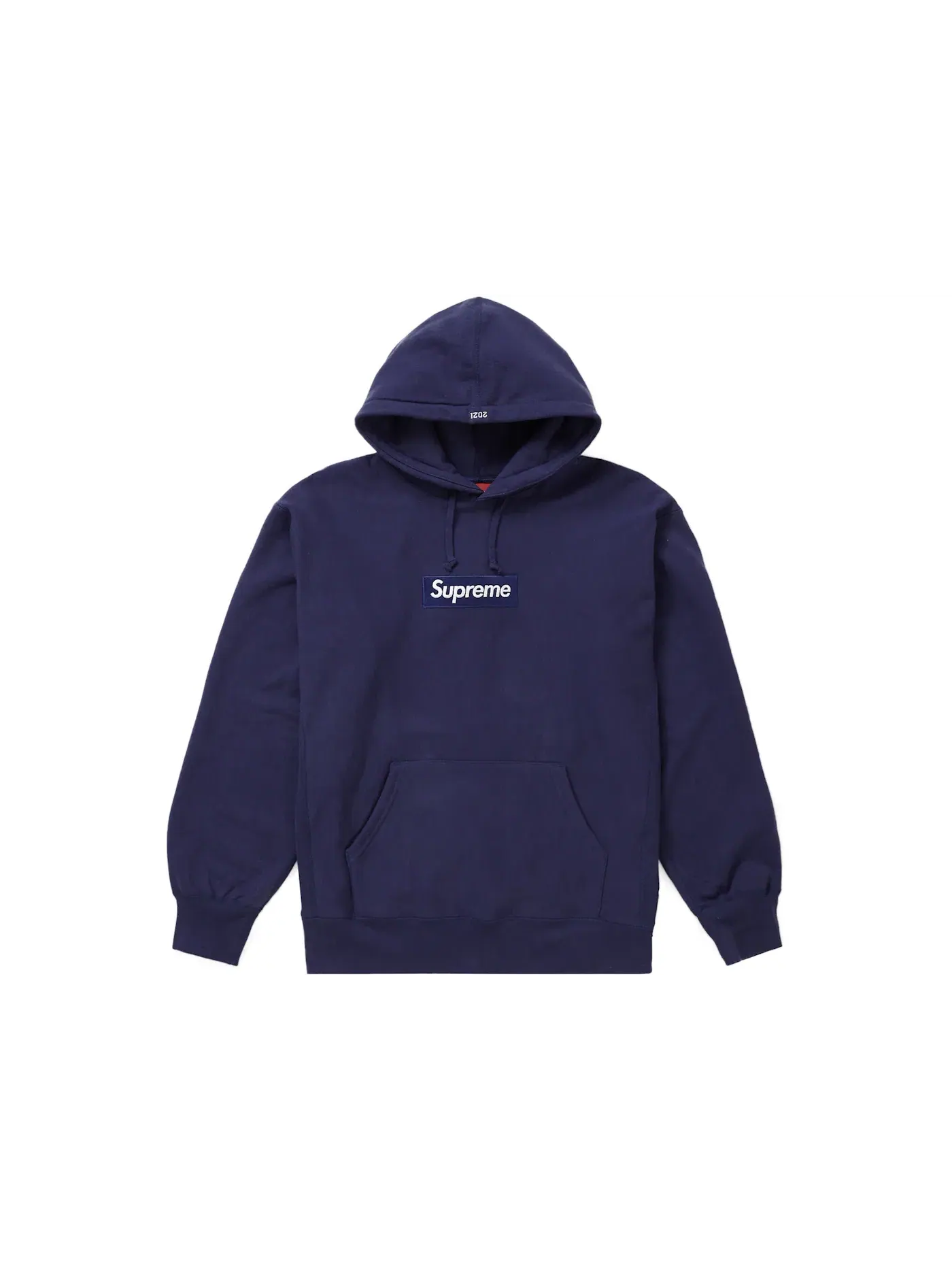 Мужская худи с логотипом Supreme — изображение 1 из 1, темно-синий