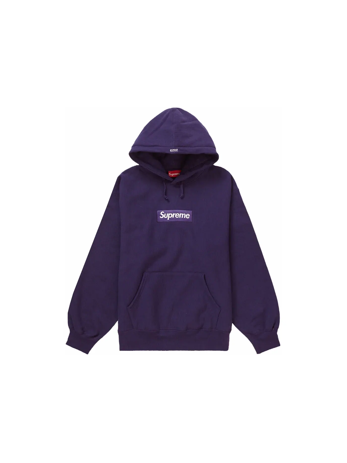 Мужская худи с принтом Supreme Sweatshirt (FW23) — изображение 1 из 1, темный фиолетовый