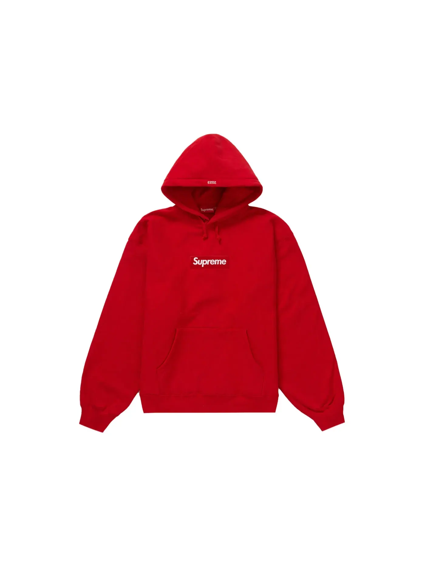Мужская худи с принтом Supreme Sweatshirt (FW23) — изображение 1 из 1, красный