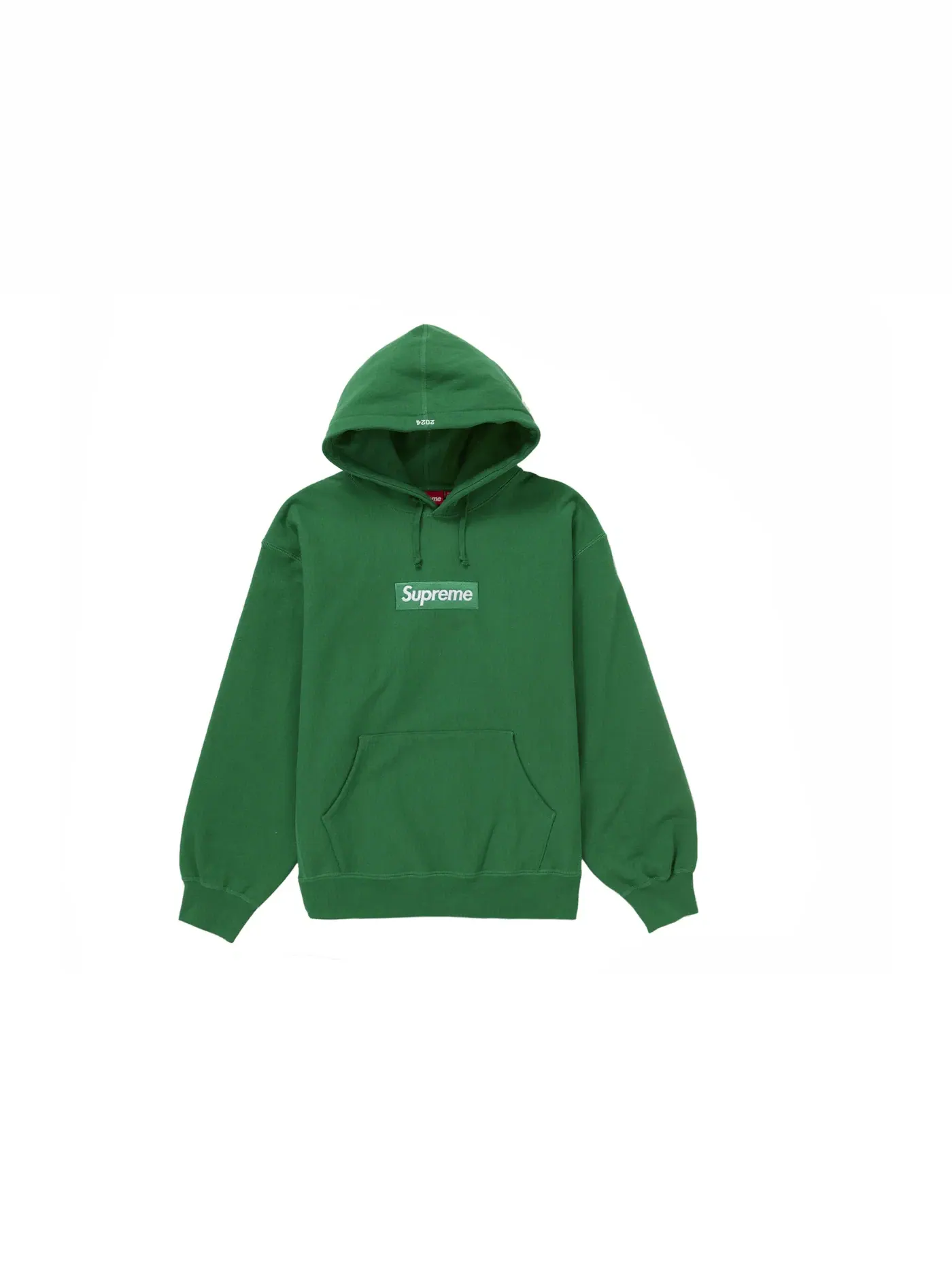 Мужская худи с принтом Supreme Sweatshirt (FW24) — изображение 1 из 2, зеленый